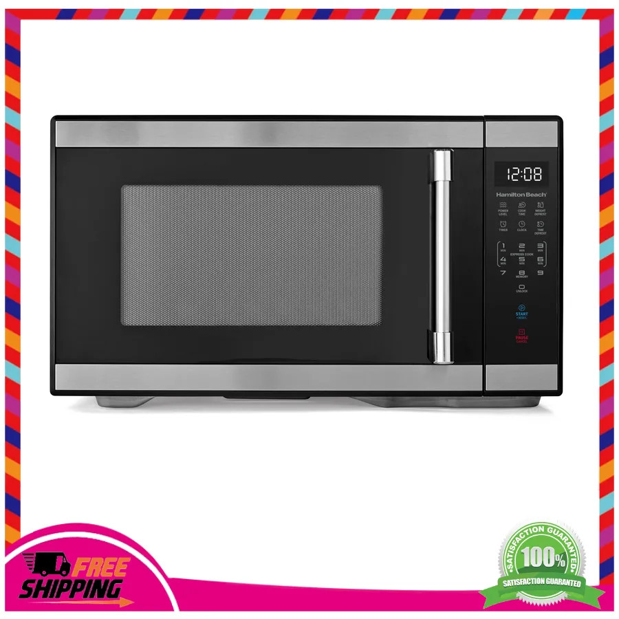 Hamilton Beach 1.1 Cu Ft Countertop Microwave Oven Stainless Steel Hamilton Beach 1.1 Cu Ft Countertop Microwave Oven Stainless Steel