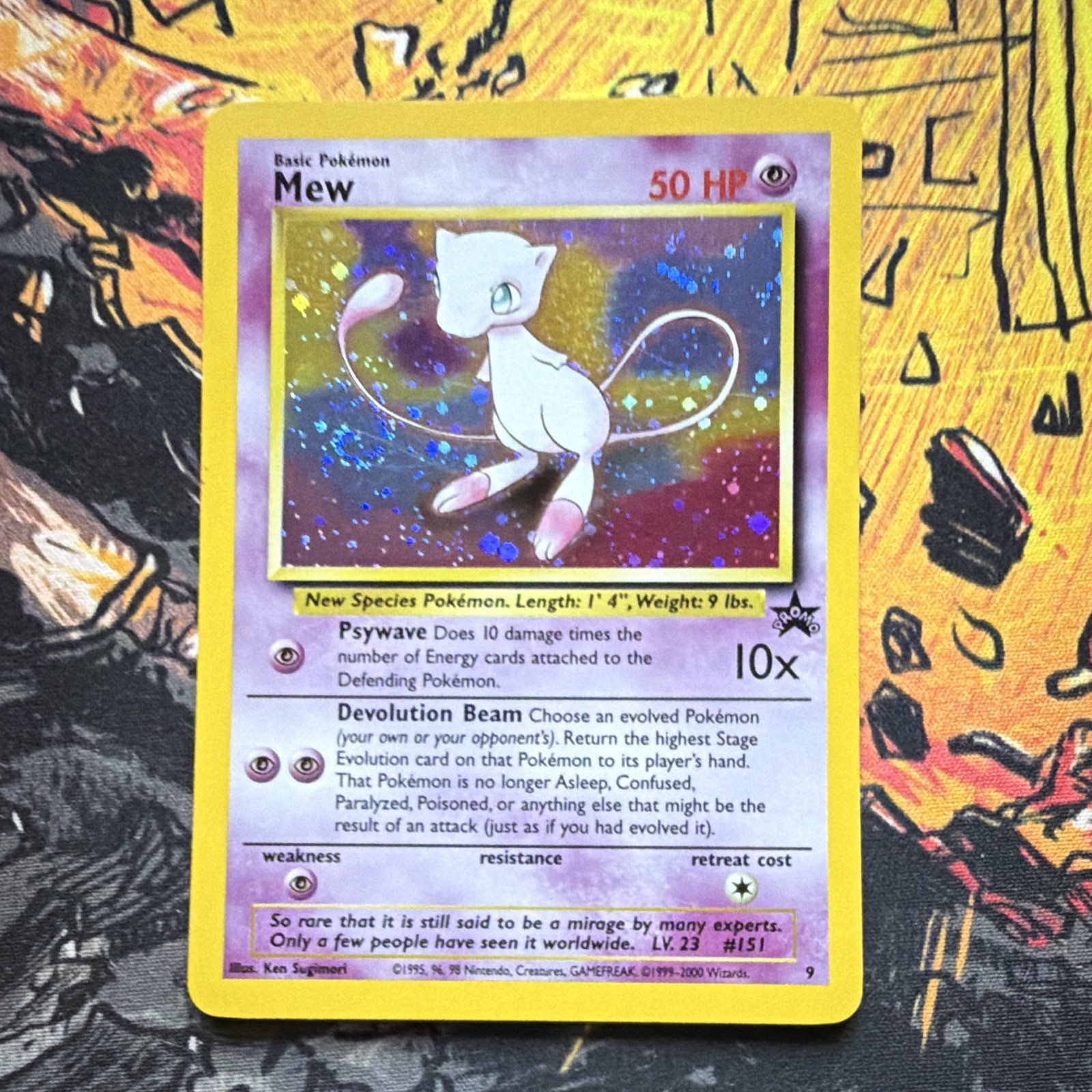 Mew 09/53 Wotc Promo Regular Psychic 50 HP English Ken Sugimori