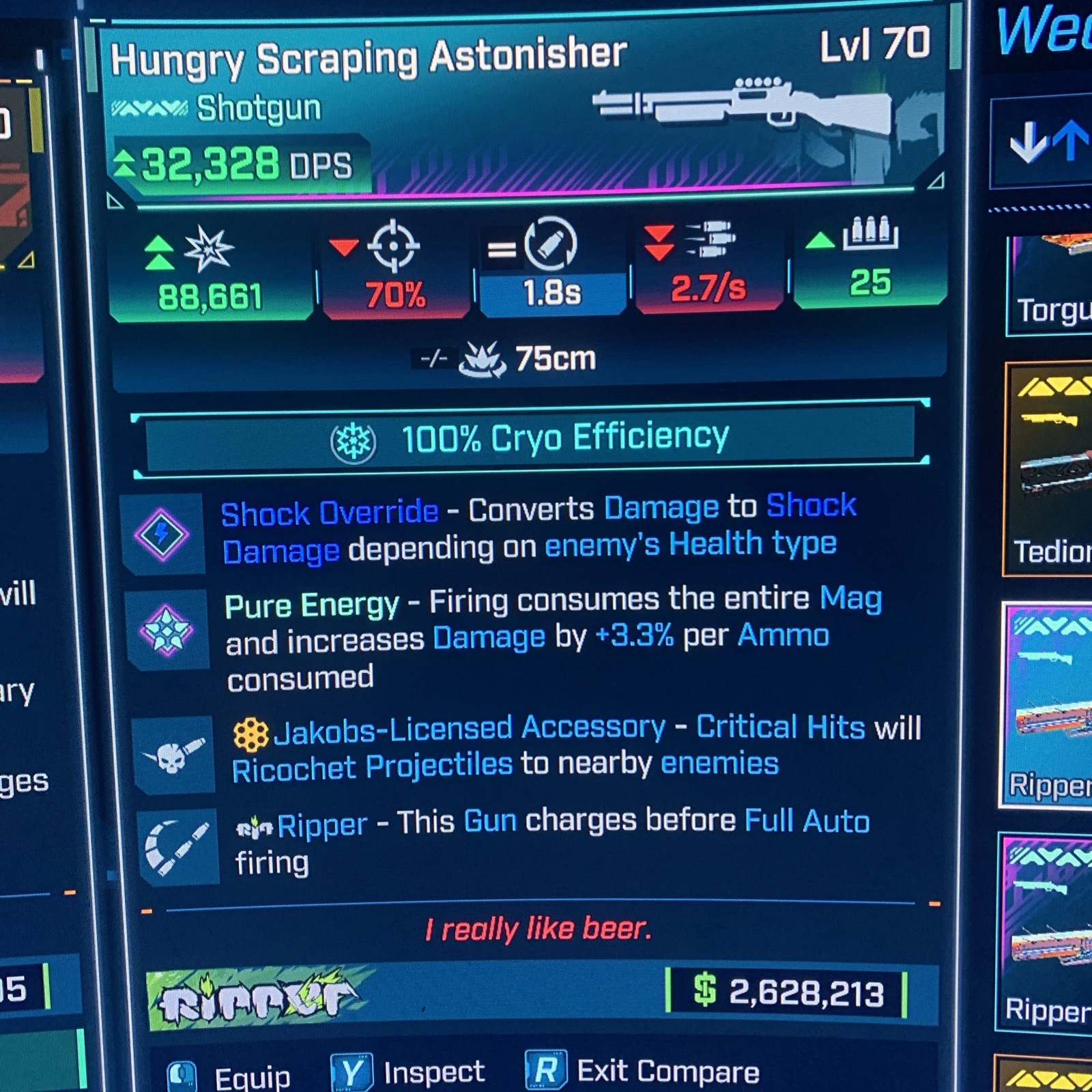 Borderlands 4⭐️LVL 70 NEW PEARL SHOTGUN ASTONISHER ALL ELEMENTS⭐️All PLATFORM
