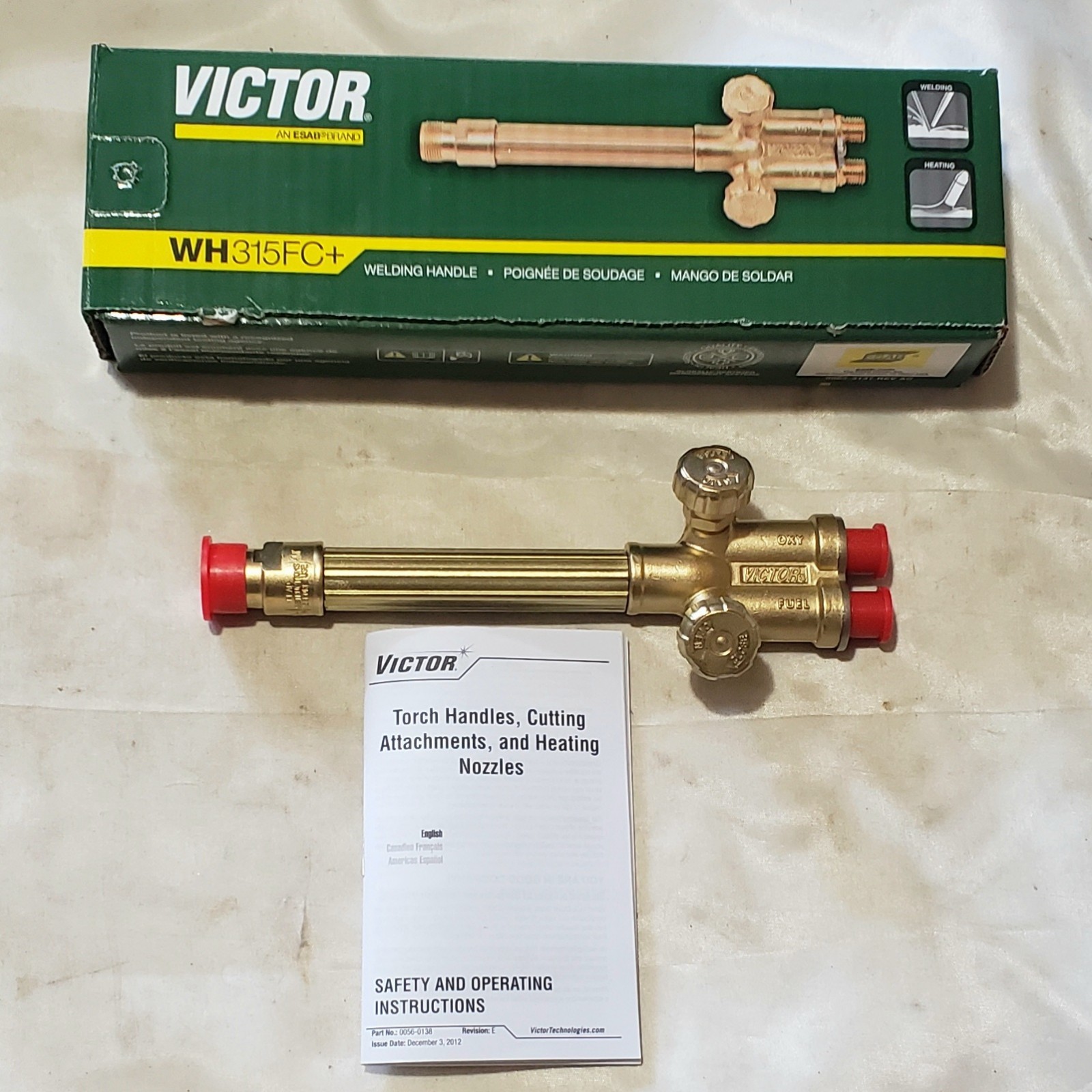 Victor 315FC+ Cutting Welding Torch Handle 0382-0093 Fits CA2460 Journeyman