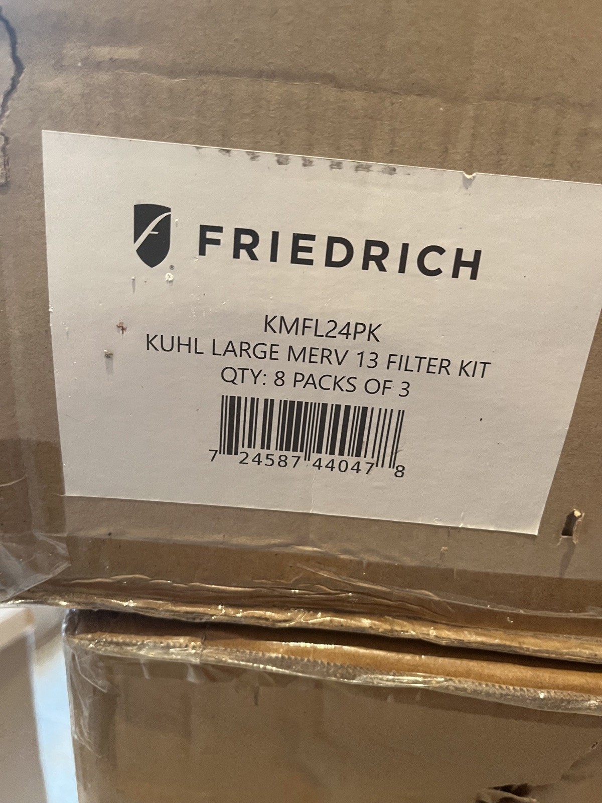 FRIEDRICH KUHL KMFL3PK Pleated Filter,PK3 PK 8