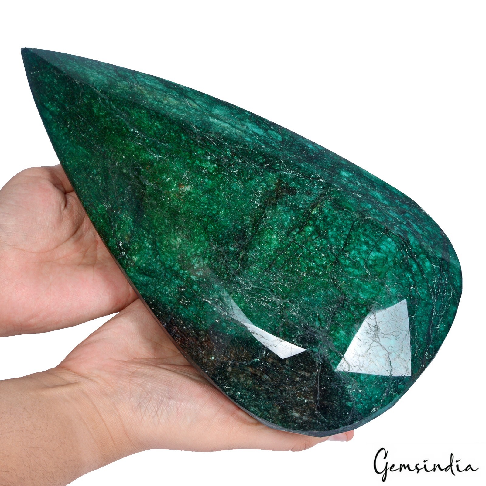 Huge 3.3 Kg Natural Brazilian Dark Green Emerald Pear Cut Museum Size Loose Gems Huge 3.3 Kg Natural Brazilian Dark Green Emerald Pear Cut Museum Size Loose Gems