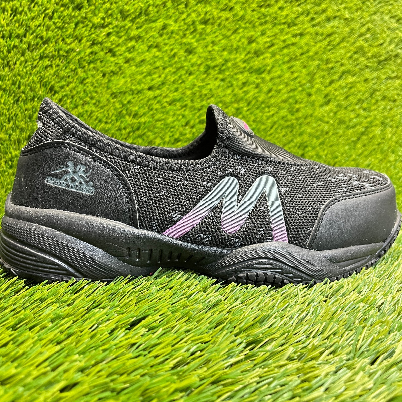 Moxie Trades Zena Womens Size 8 Black Lavender Composite Toe Safety Work Shoes