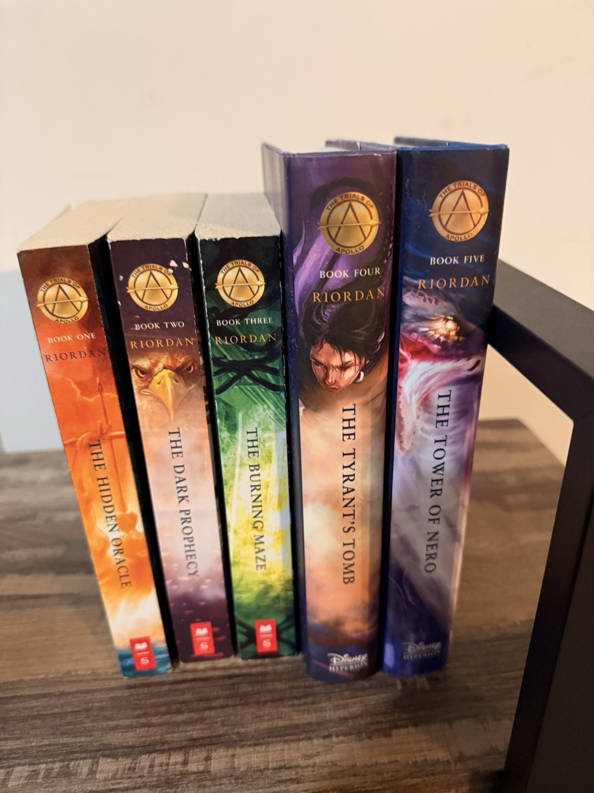 The Trials Of Apollo Book Series By Rick Riordan, Lot Of 5 The Trials Of Apollo Book Series By Rick Riordan, Lot Of 5