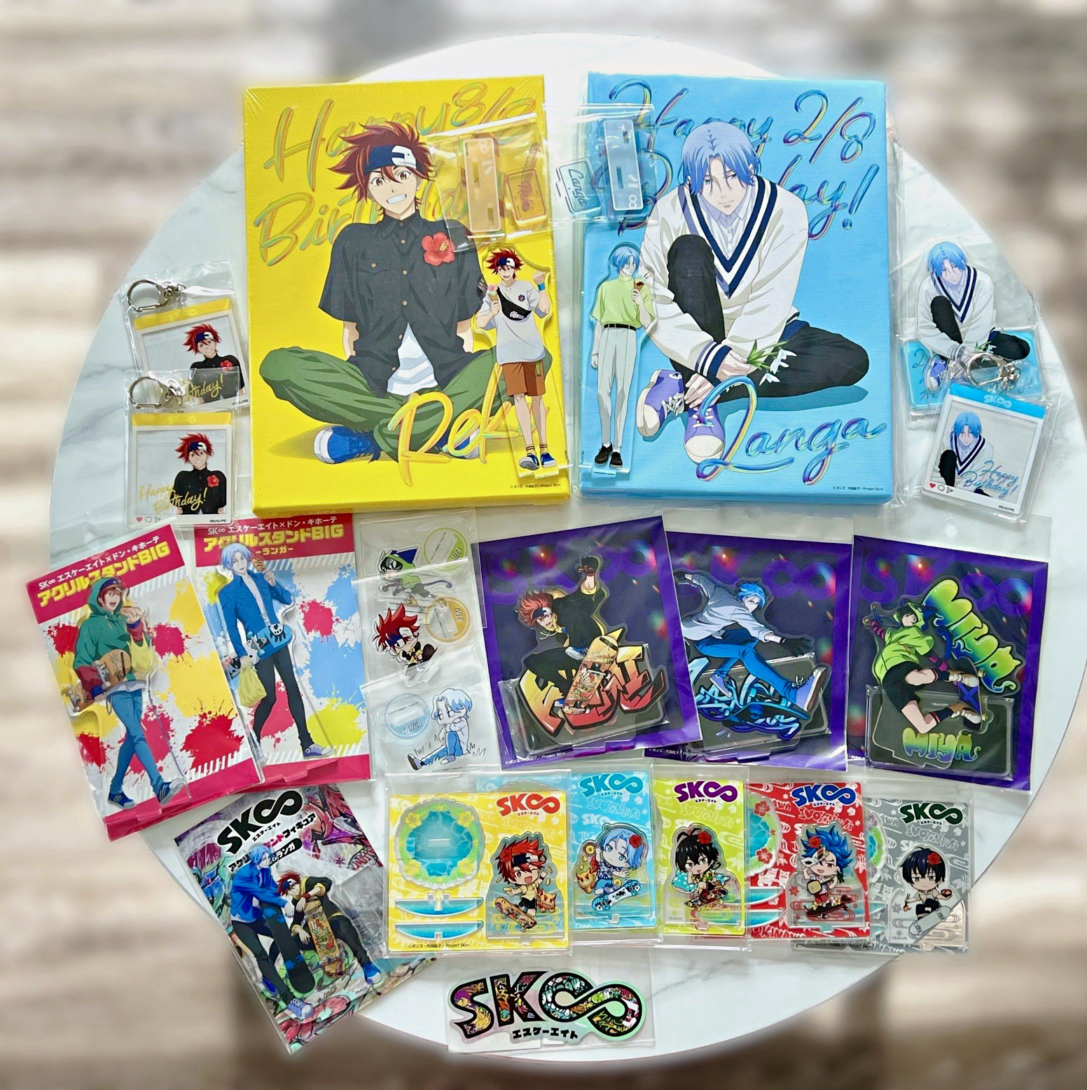SK8 the Infinity - Reki & Langa & Miya + Goods Set NEW & PRE-OWNED
