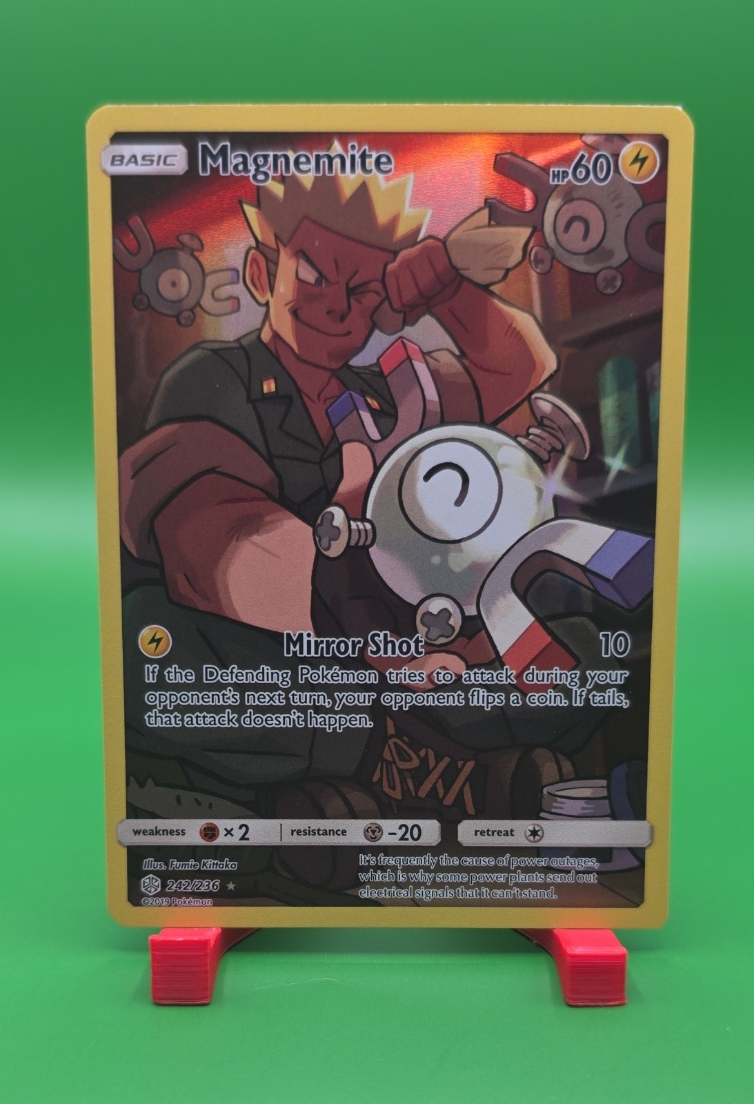 Magnemite (Secret) 242/236 Sm-Cosmic Eclipse Holo
