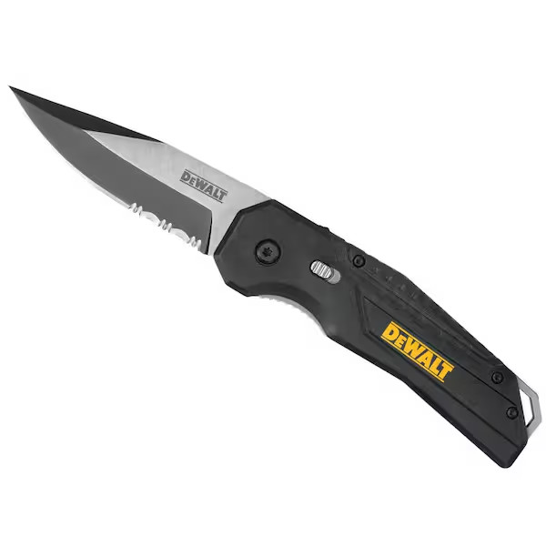 Dewalt DWHT10911 Spring Assist Pocket Knife, Black Dewalt DWHT10911 Spring Assist Pocket Knife, Black
