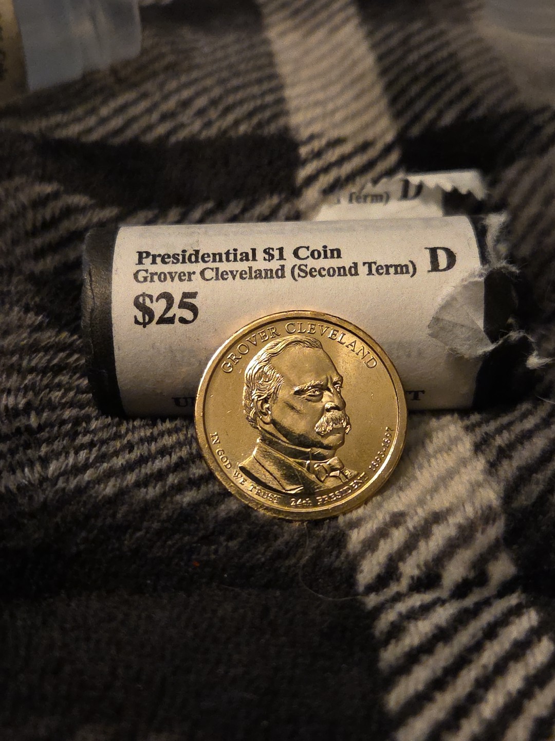2012 D Grover Cleveland 2nd Term Presidential Dollar Uncirculated Coin 2012 D Grover Cleveland 2nd Term Presidential Dollar Uncirculated Coin