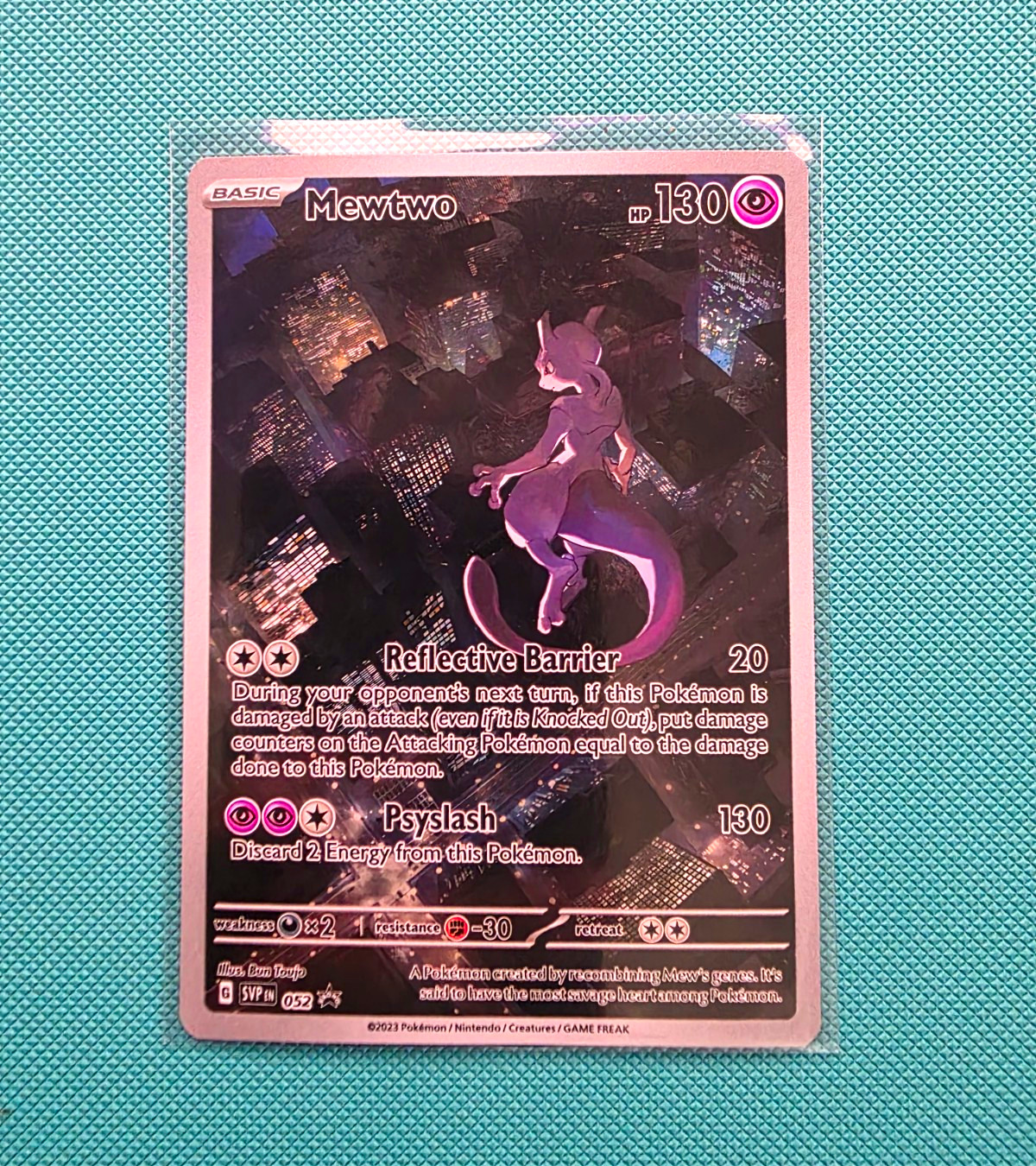 Pokemon TCG Mewtwo 052 SV Scarlet & Violet Promo Holo English 2023 130HP Pokemon TCG Mewtwo 052 SV Scarlet & Violet Promo Holo English 2023 130HP