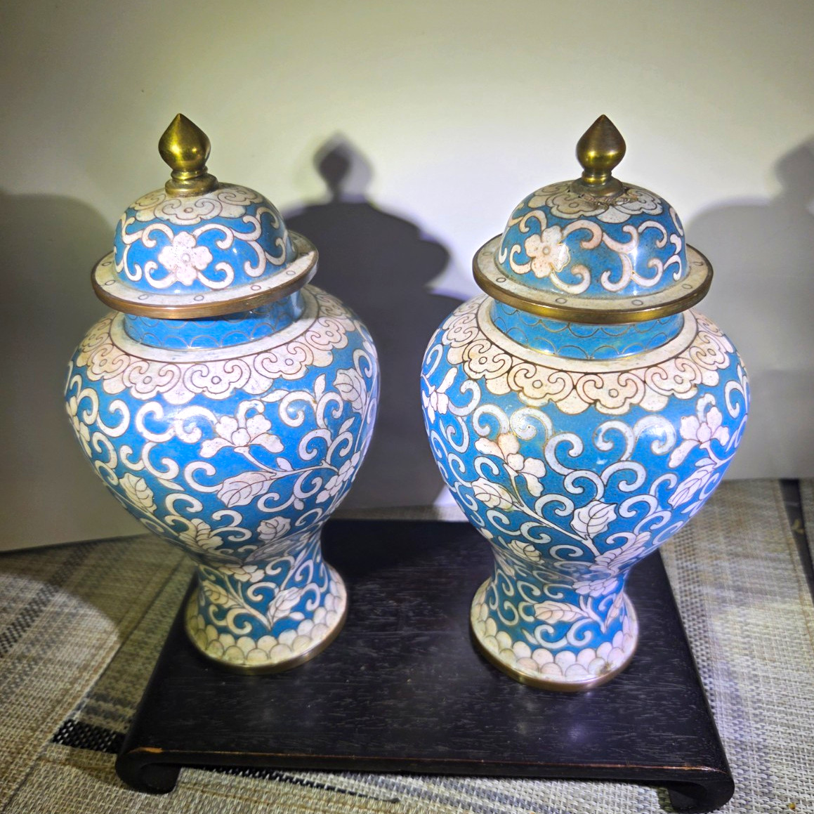 Chinese cloisonné ginger jar 19 century