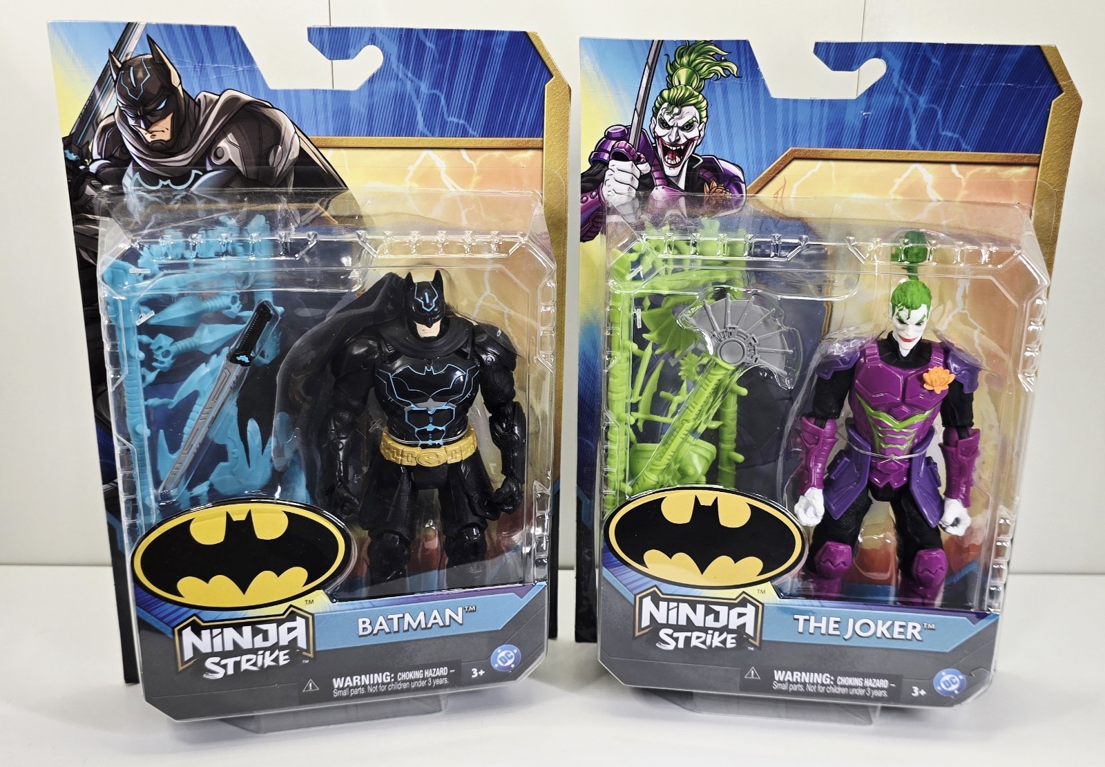 DC Batman and THE JOKER Ninja Strike BUNDLE Action Figure New DC Batman and THE JOKER Ninja Strike BUNDLE Action Figure New
