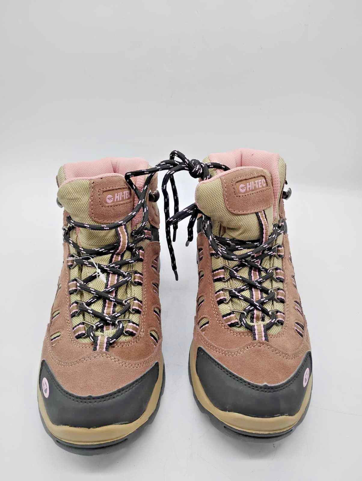 HI-TEC Ravus Mid Hiking Boots Women Lightweight Breathable Outdoor Trekking 6.5M