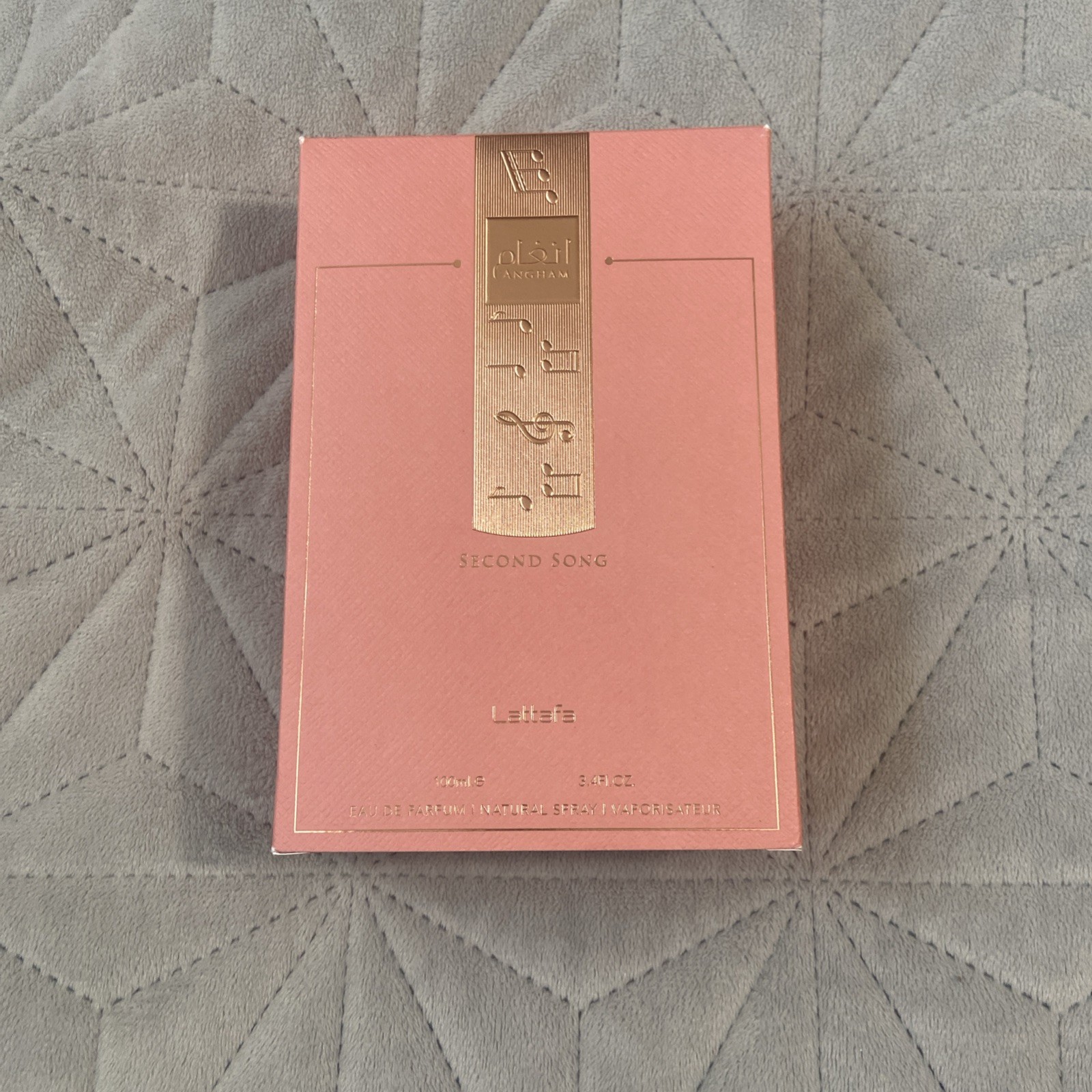 Lattafa Angham Second Song 3.4oz EDP Spray Unisex New In Box .