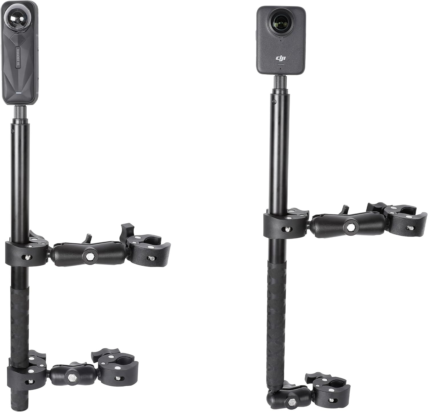 Motorcycle Mount Kit for Insta360 One X5 X4 X3 X2 RS DJI OSMO 360 Gopro MAX 2