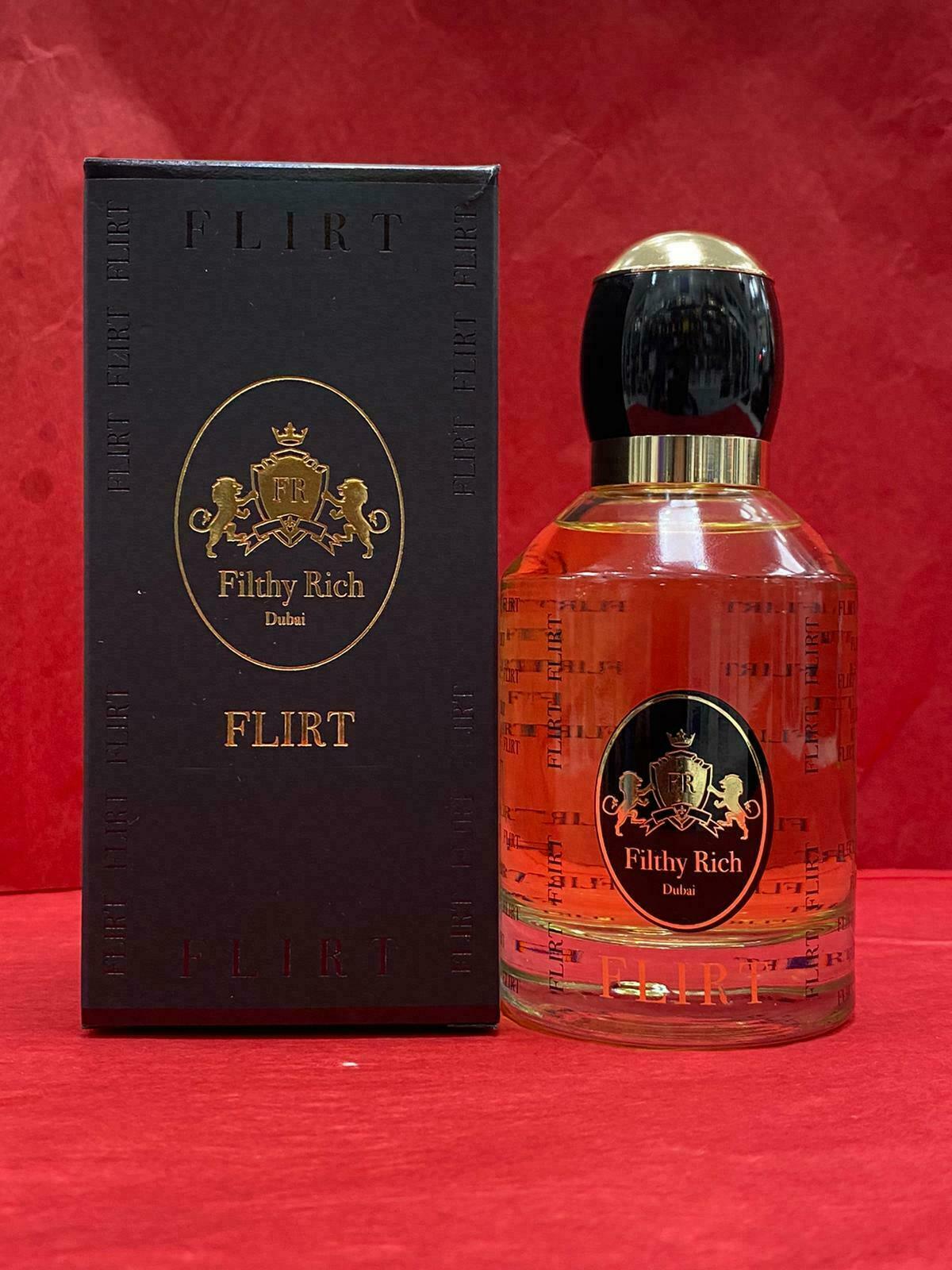 FLIRT by Filthy Rich Dubai EDP 3.4 OZ/ 100 ml (Plus 1 surprise perfume free)