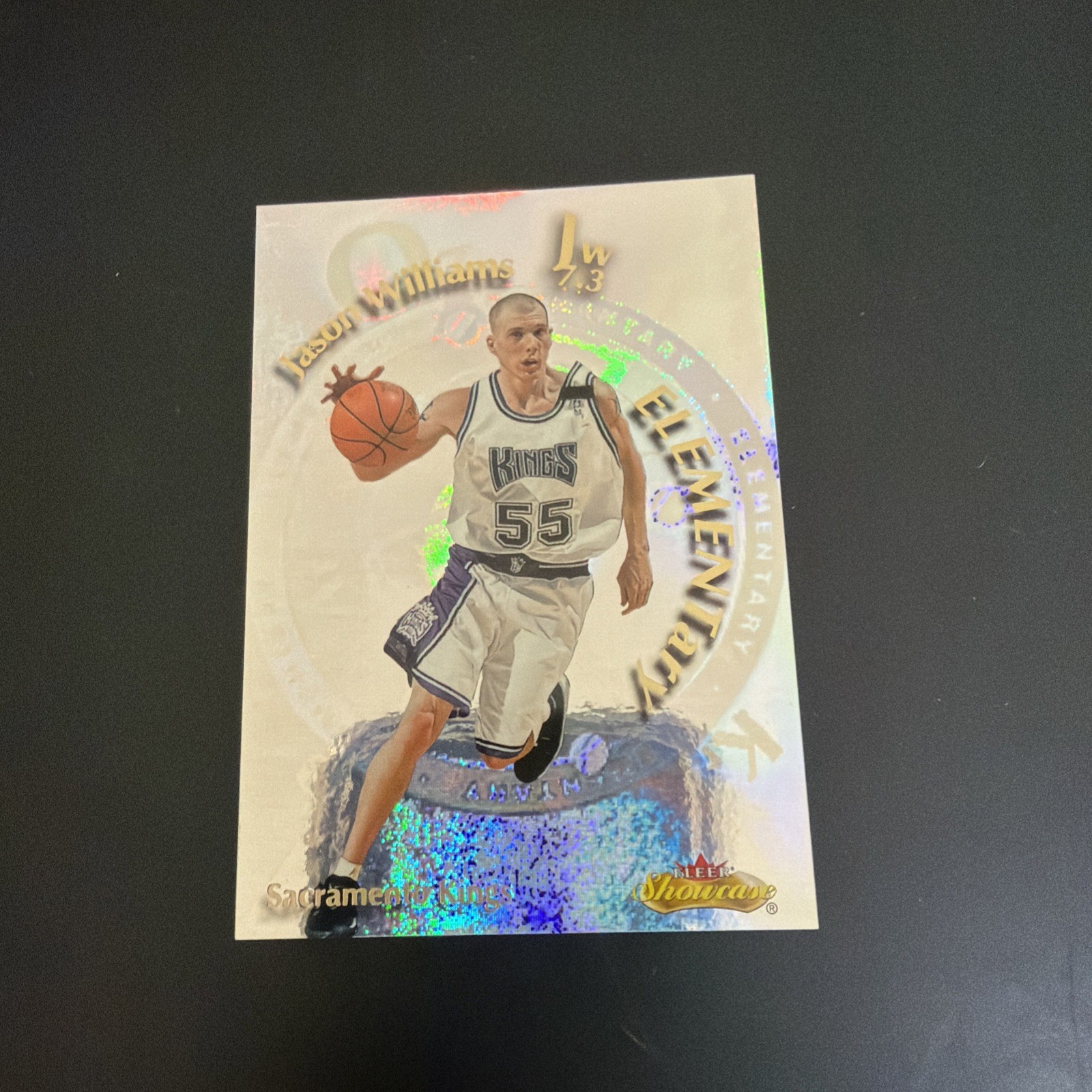 2000-01 Fleer Showcase Jason Williams ELEMENTary #7E/10 Insert Kings Rare 🌎0919