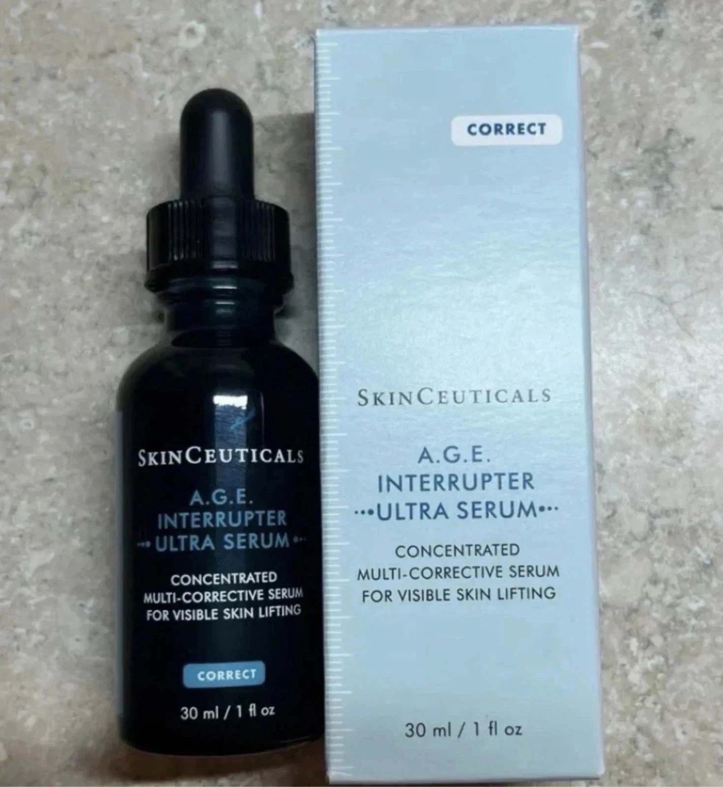 SkinCeuticals AGE A.G.E. Interrupter Ultra Serum Full Size 1 OZ NEW Sealed.