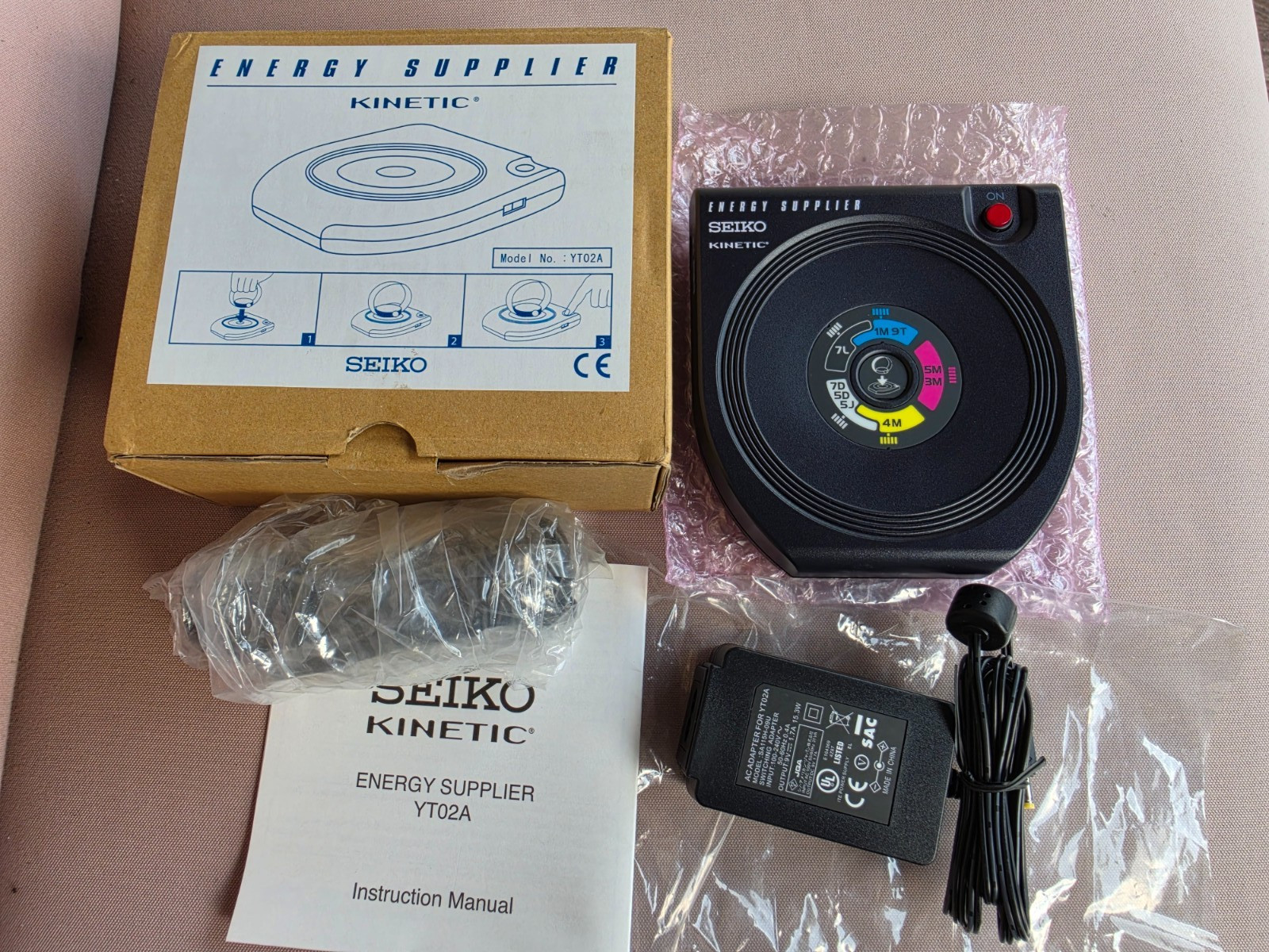 SEIKO KINETIC CHARGER model No YT02A Energy Supplier NEW old stock ORIGINAL NOS