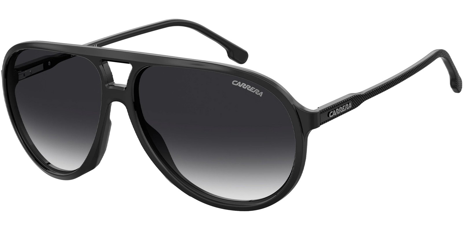 Carrera Men\'s Black Aviator Sunglasses w/ Gradient Lens - CA237S-0807-9O