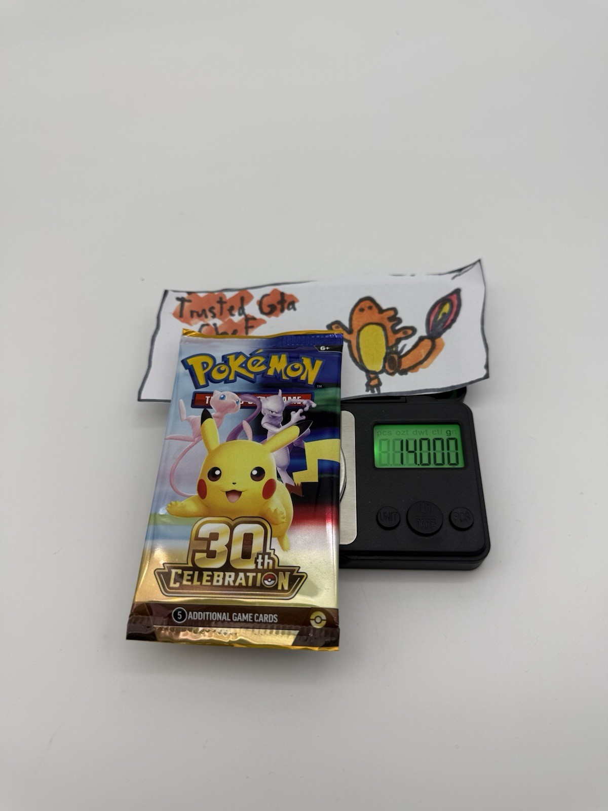 🔥 Heavy 14.00 G Pokémon TCG Cards 30th Anniversary Celebrations Booster Pack