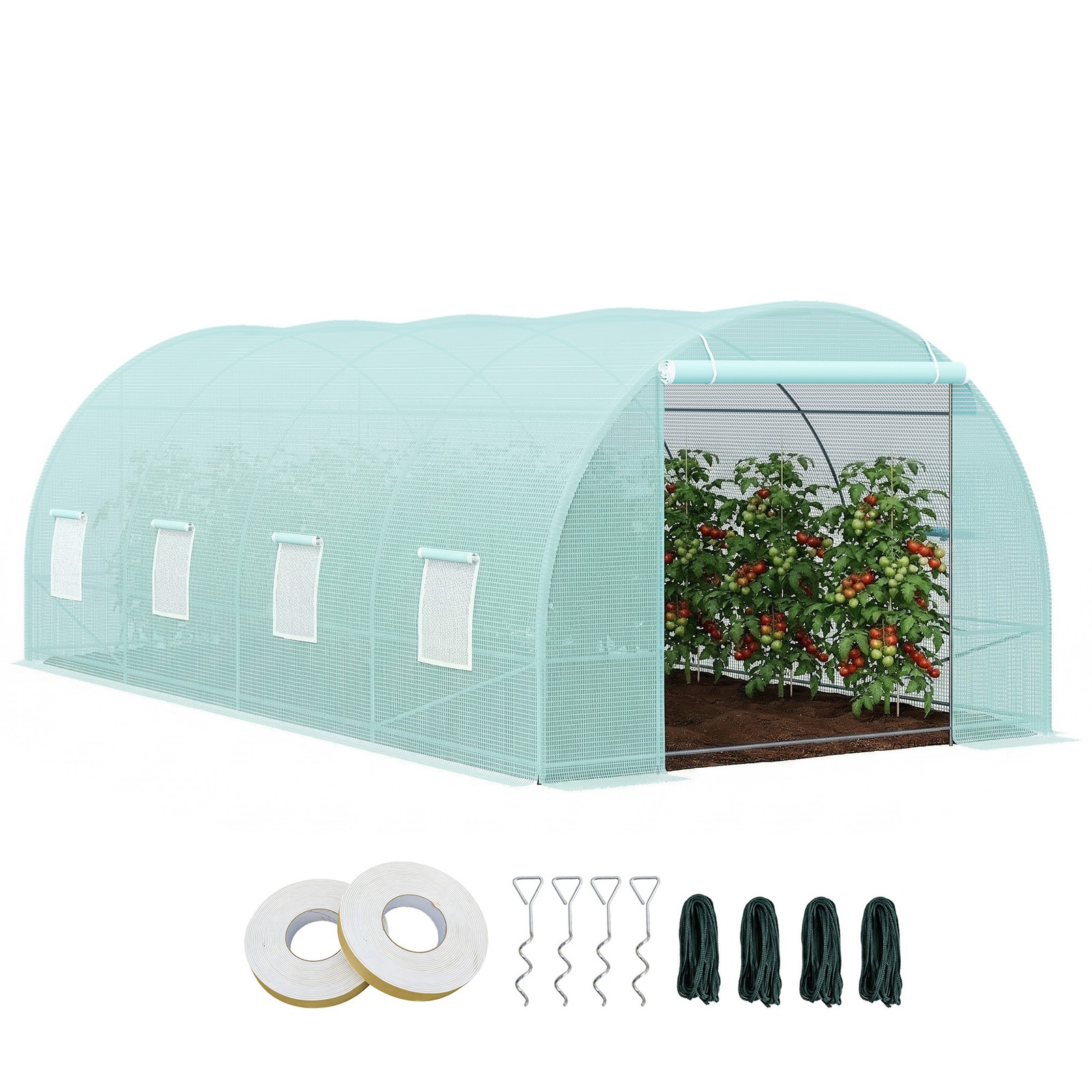 20x10x7ft Heavy Duty Walk-in Greenhouse Outdoor Plant Vegetables Grow