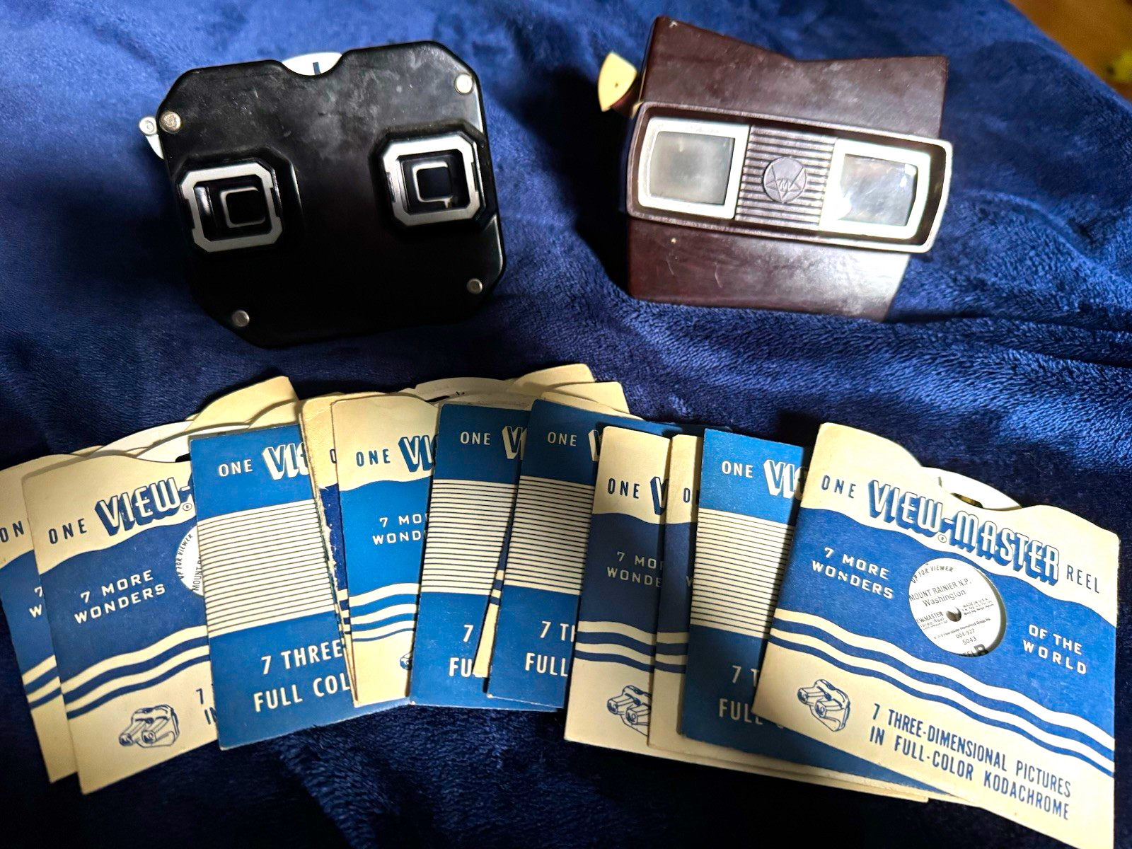 View-Master Vintage 1947 Reels Lot w/ 2 Viewers View-Master Vintage 1947 Reels Lot w/ 2 Viewers