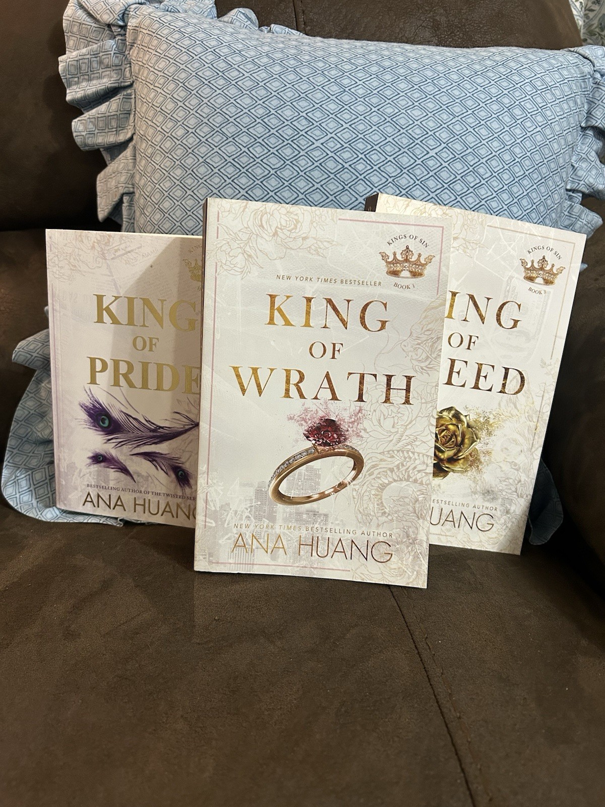 Ana Huang King of Wrath etc set of 3 Paperback Romance Novel Bloom Books set of Ana Huang King of Wrath etc set of 3 Paperback Romance Novel Bloom Books set of