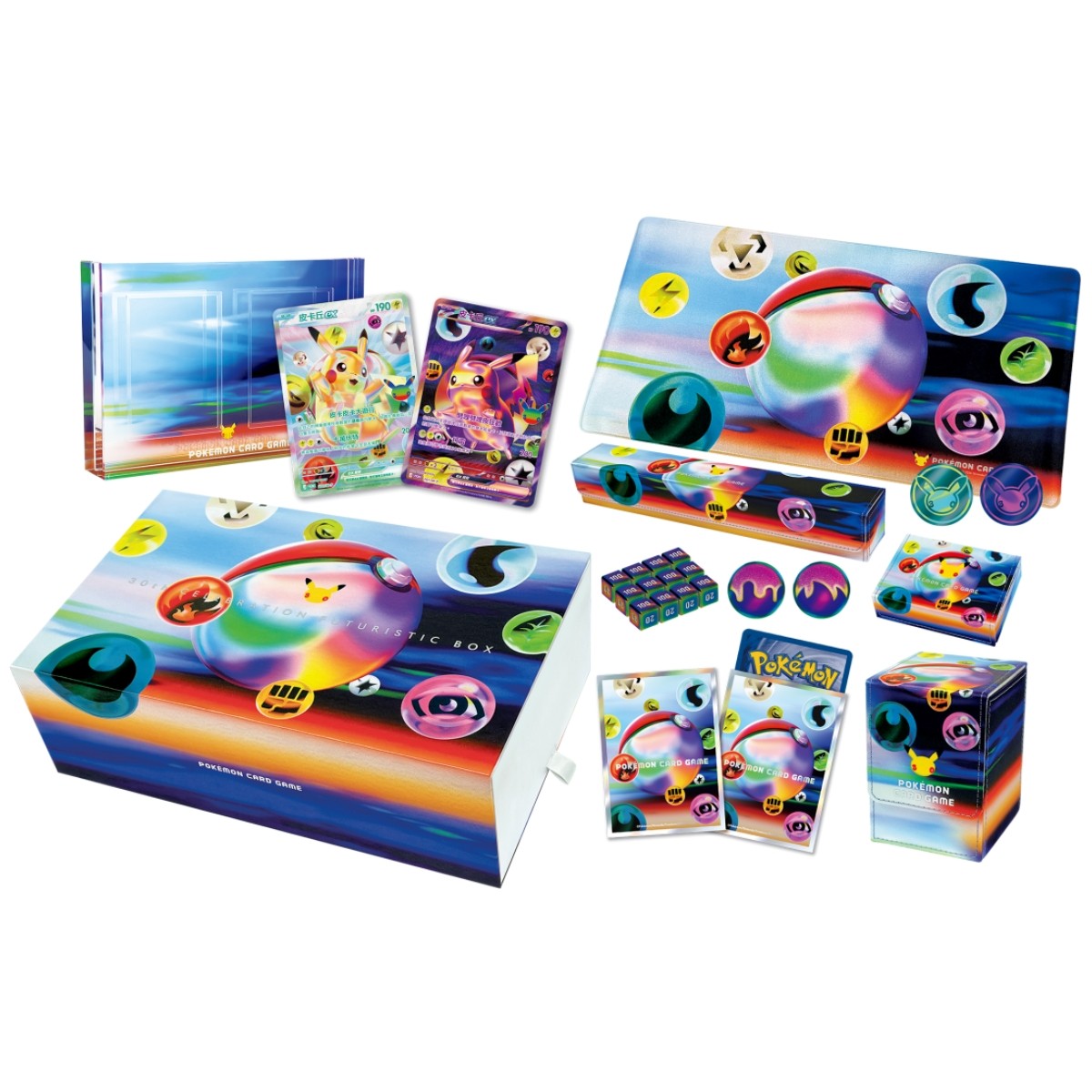 Presale Pokémon 30th Celebration Futuristic Box NEW Sealed Traditional Chinese