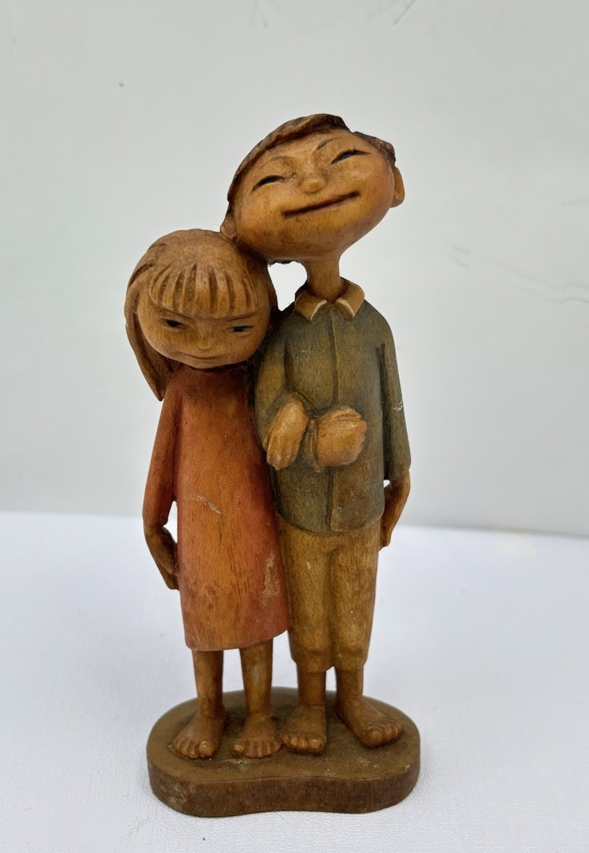 Siegfried Hafner Early ANRI Wood Carving Italy Happy Children Collection Siegfried Hafner Early ANRI Wood Carving Italy Happy Children Collection