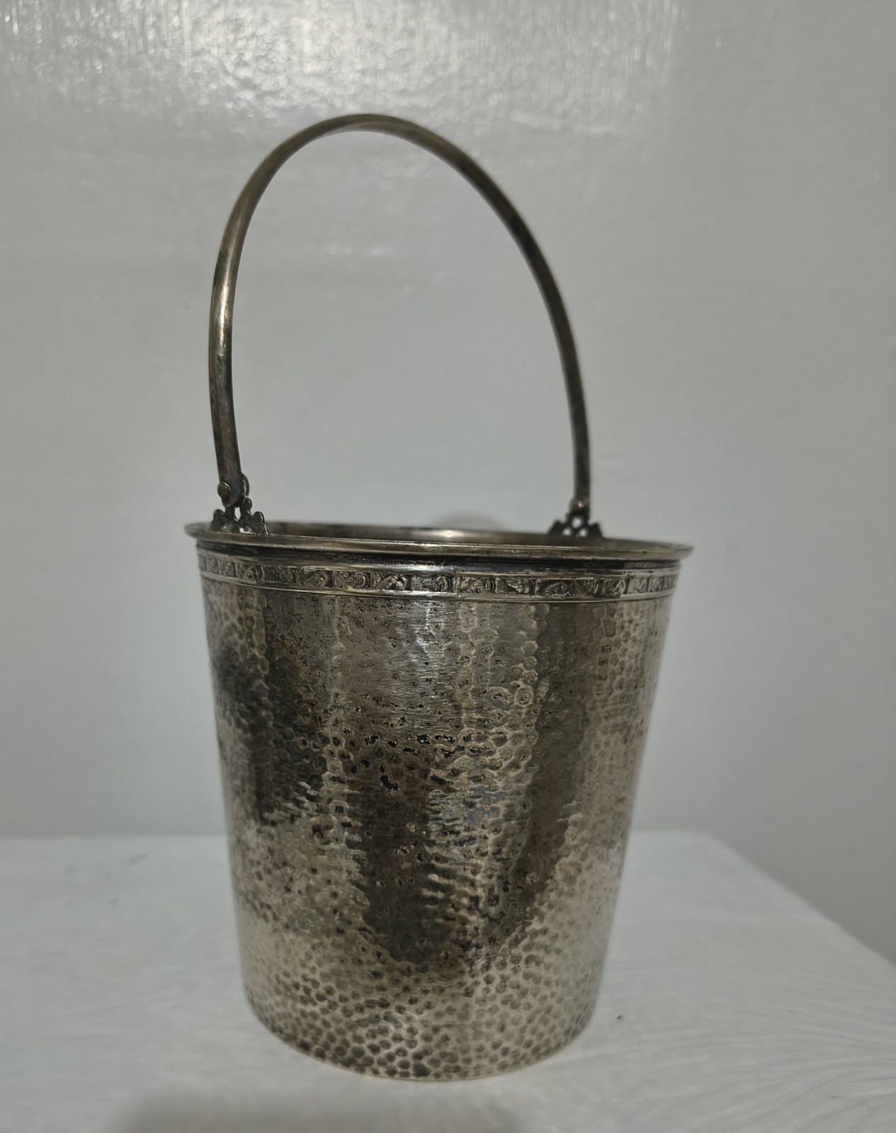 VINTAGE E. P. N. S. SILVER PLATE ICE BUCKET 5\