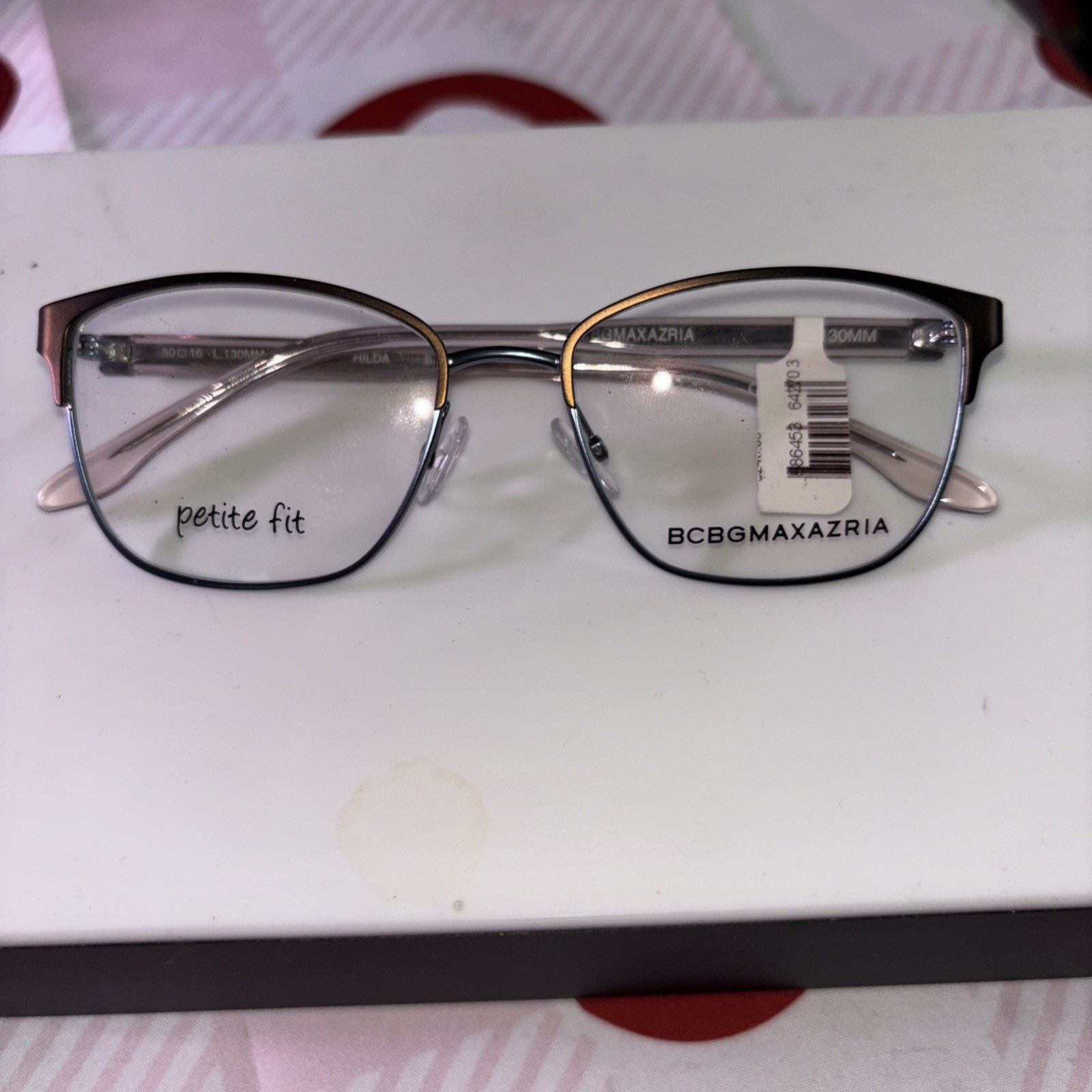 BCBG MAXAZRIA EYEGLASSES FRAMES HILDA BROWN 50/16/130 NEW W CASE BCBG MAXAZRIA EYEGLASSES FRAMES HILDA BROWN 50/16/130 NEW W CASE