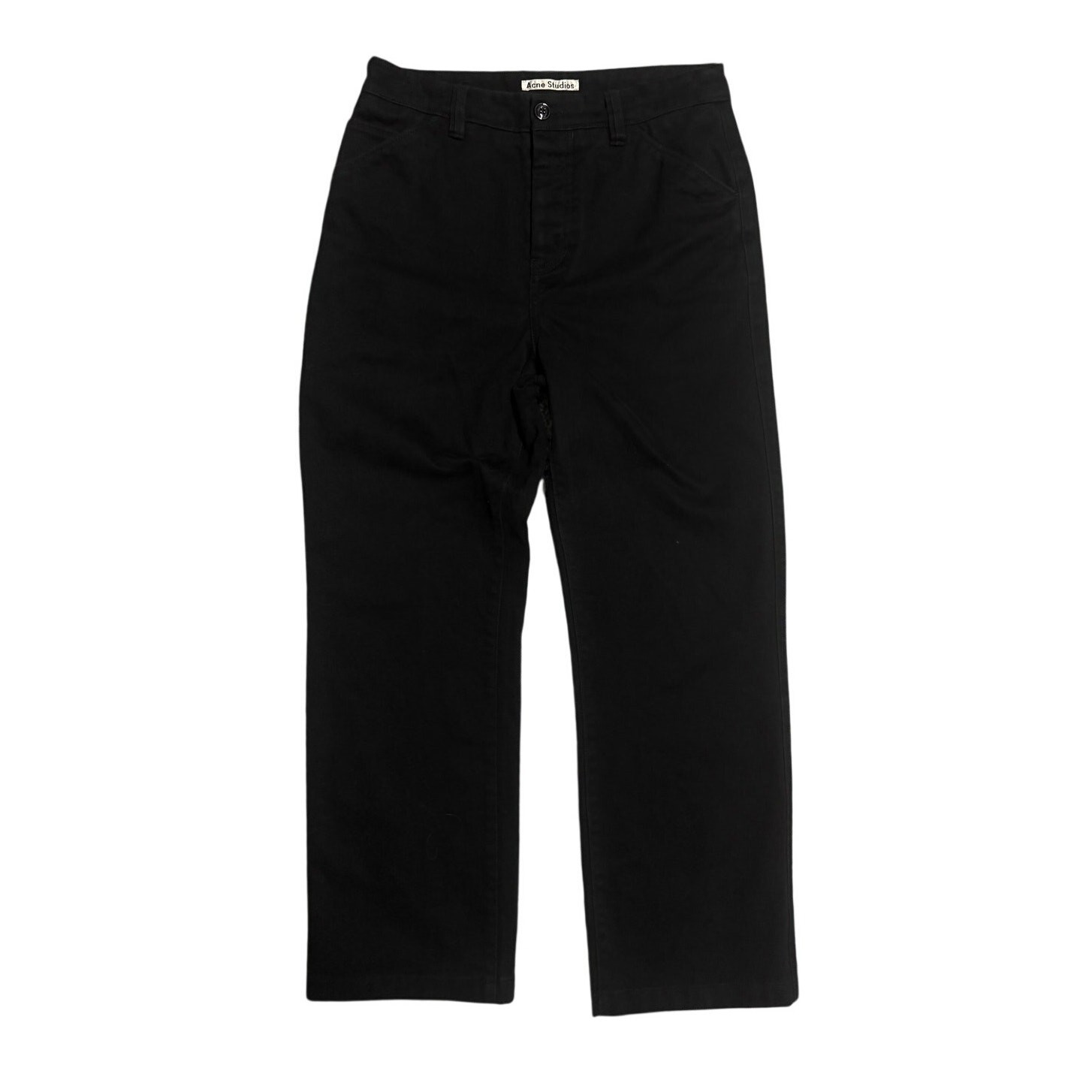 Acne Studios 18AW Black Workwear Trouser Pants Acne Studios 18AW Black Workwear Trouser Pants
