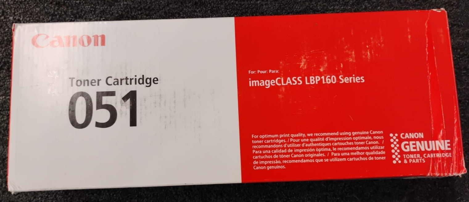 Canon 051 Black High Yield Toner For imageCLASS LBP160 Series - New , P2