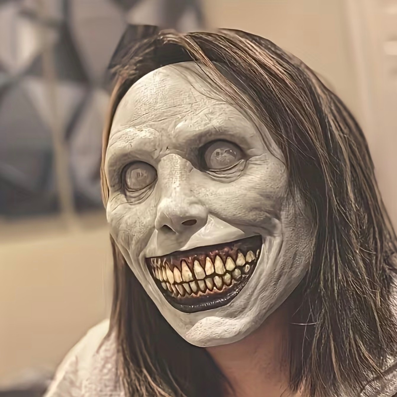 Scary Halloween Latex Mask Realistic Durable Creepy Horror Cosplay Adult Scary Halloween Latex Mask Realistic Durable Creepy Horror Cosplay Adult