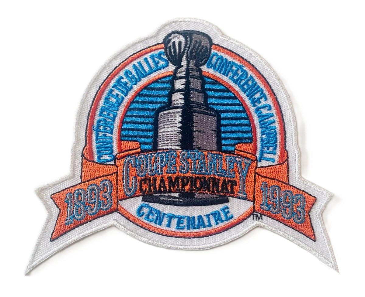 1993 NHL Stanley Cup Final Patch Montreal Canadiens French Version 1993 NHL Stanley Cup Final Patch Montreal Canadiens French Version