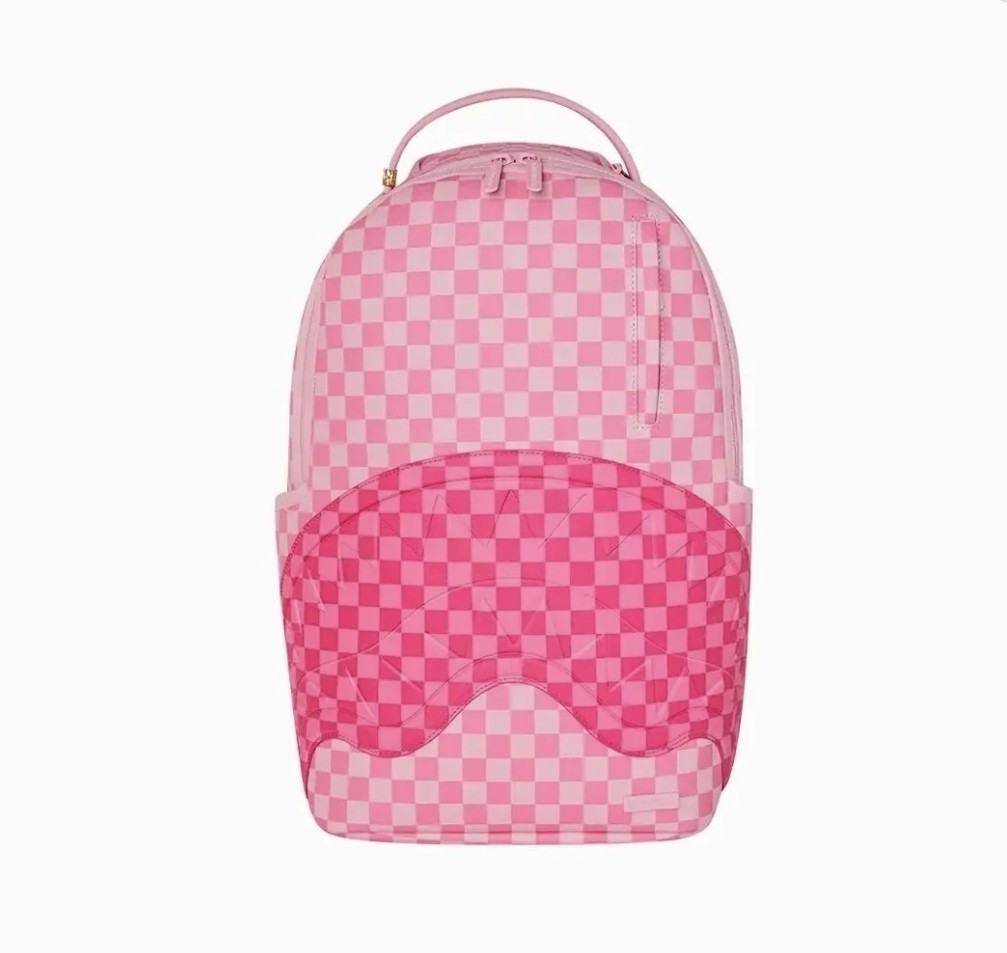 🔥Sprayground SUGAR DRIP CANDY BITE Backpack New Pink Bookbag School Travel Bag