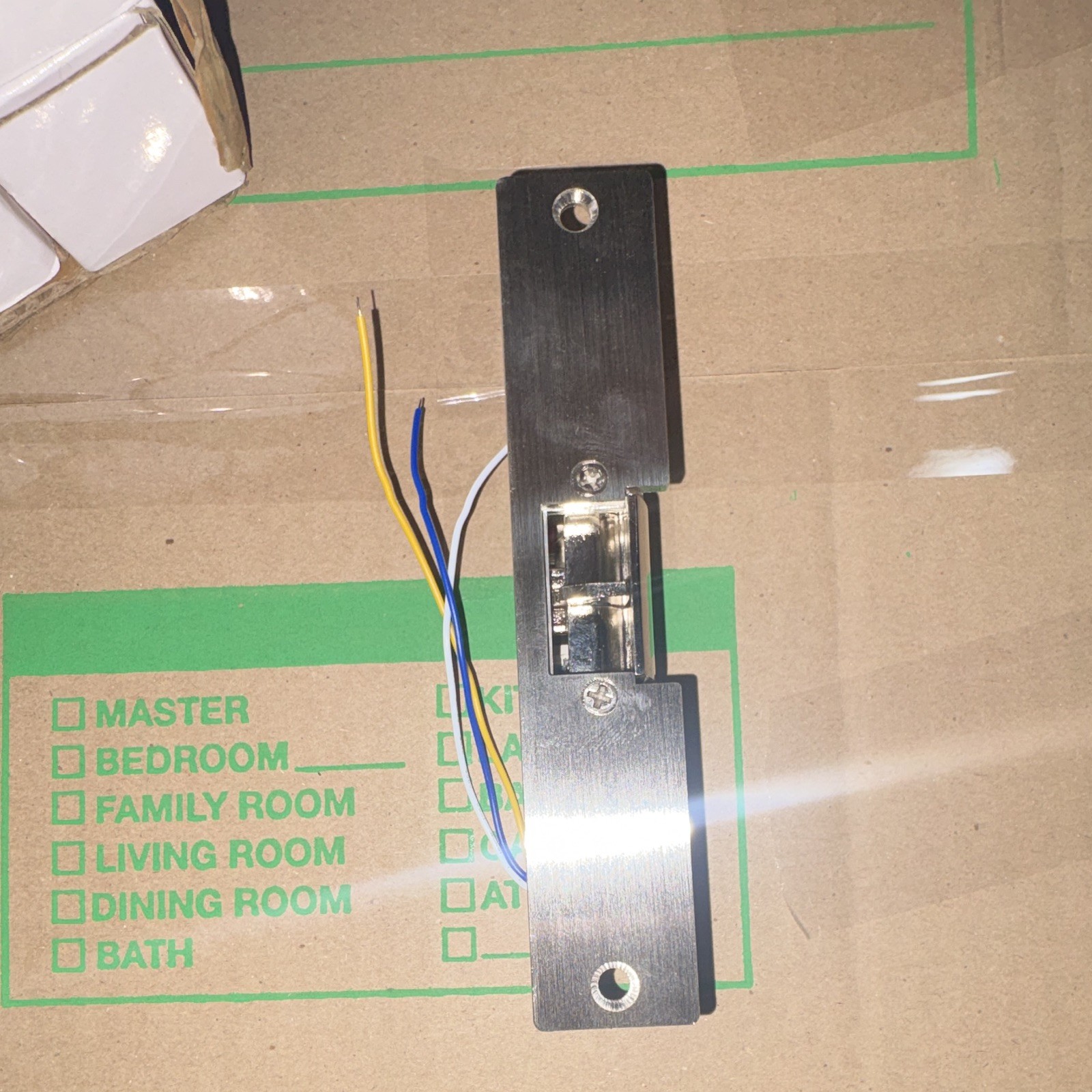 Satin Silver Metal Electric Strike Door Lock Release 12V/24V AC/DC Satin Silver Metal Electric Strike Door Lock Release 12V/24V AC/DC