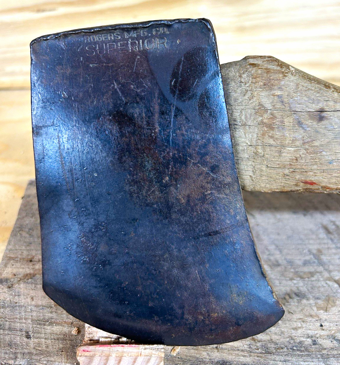 Vintage Rogers Mfg. Co. Superior axe Vintage Rogers Mfg. Co. Superior axe