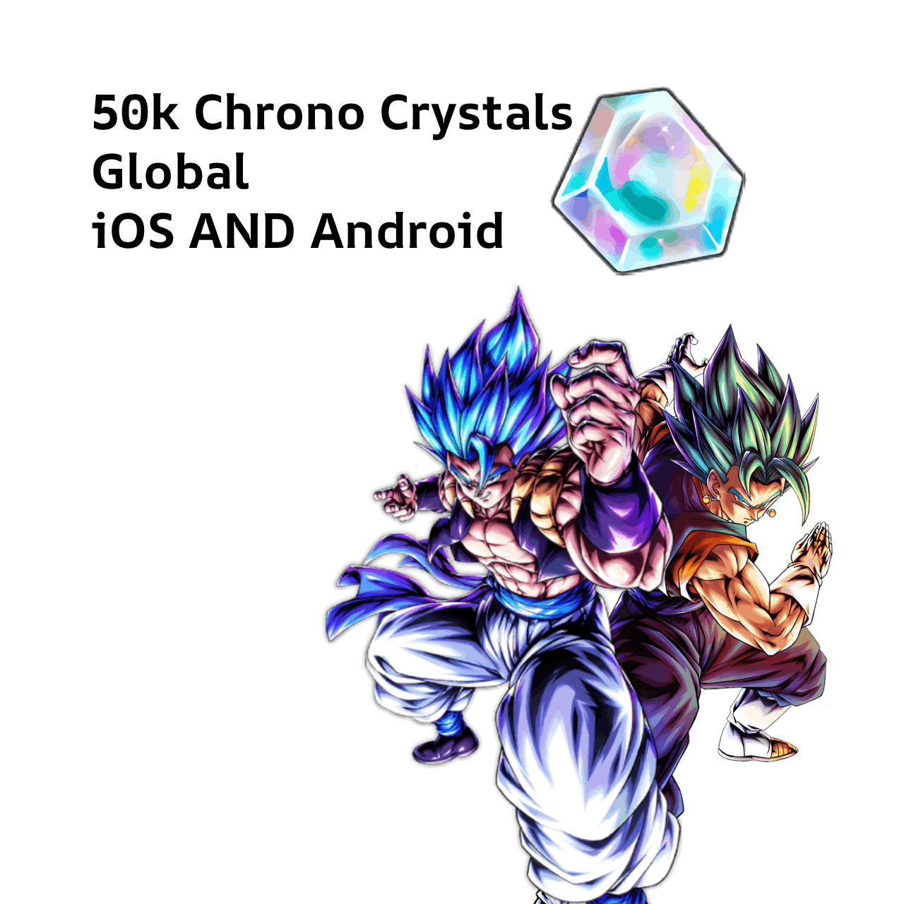 Dragon Ball Legends - [iOS / Android] 50.000 Chrono Crystals - DBL