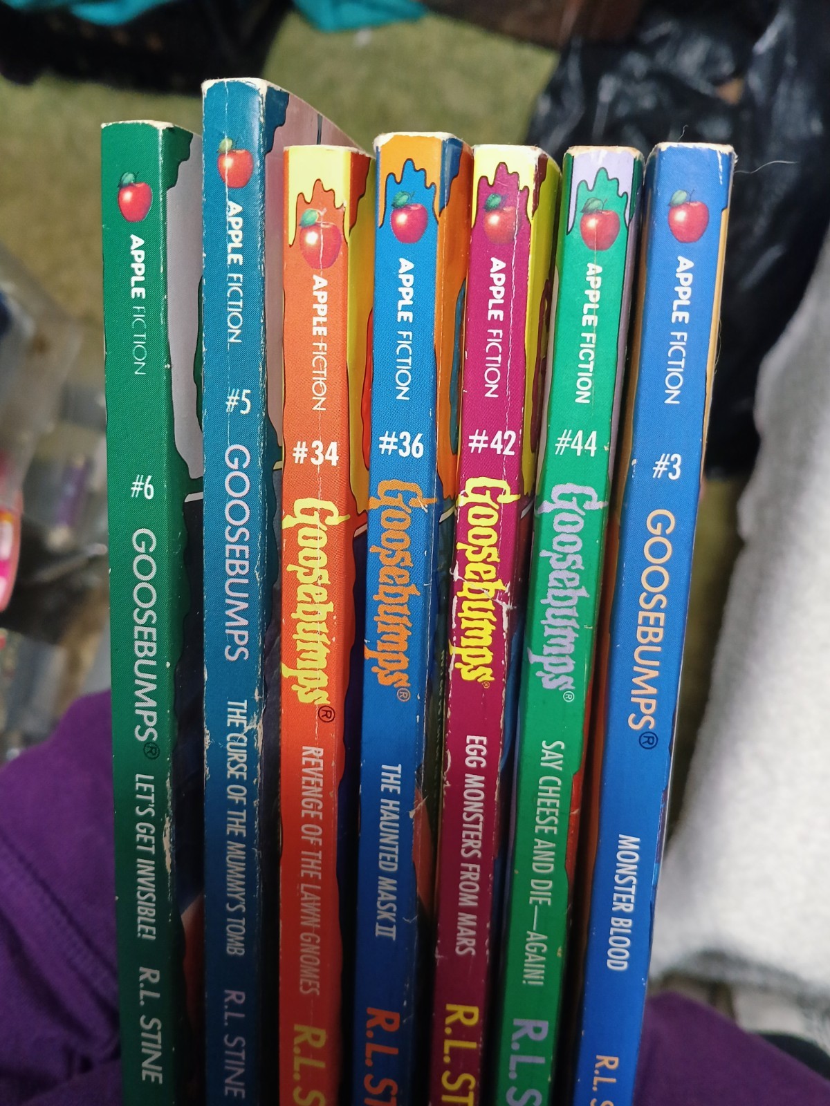 vintage goosebumps books lot