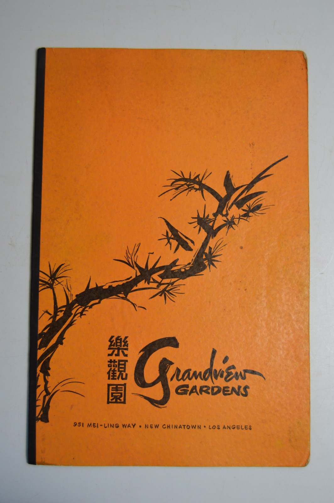 Vintage Grandview Gardens Menu MCM New Chinatown Los Angeles CA Lord Menu Co Vintage Grandview Gardens Menu MCM New Chinatown Los Angeles CA Lord Menu Co