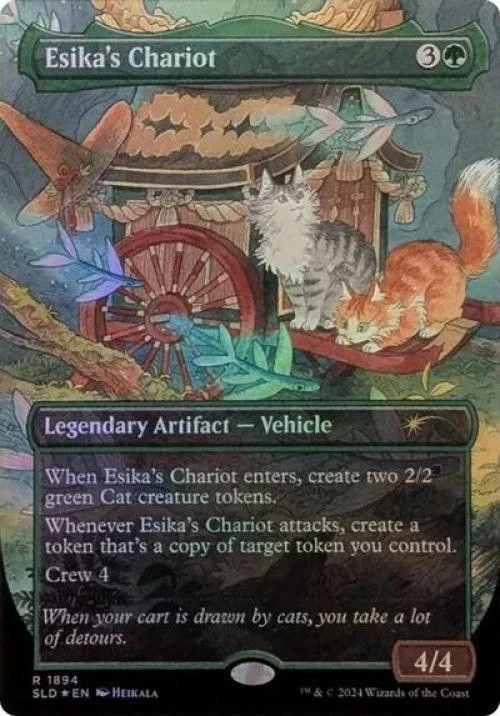MTG English Esika's Chariot (Rainbow Foil) NM Foil Secret Lair pack fresh edh
