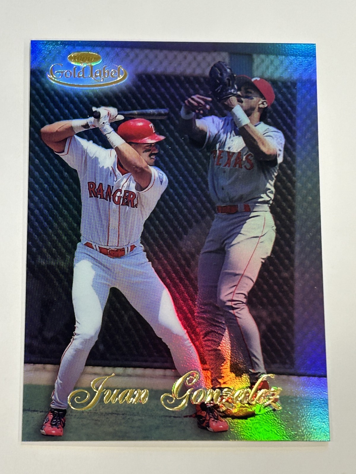 1998 Topps Gold Label Baseball #50 - Juan Gonzalez - Texas Rangers