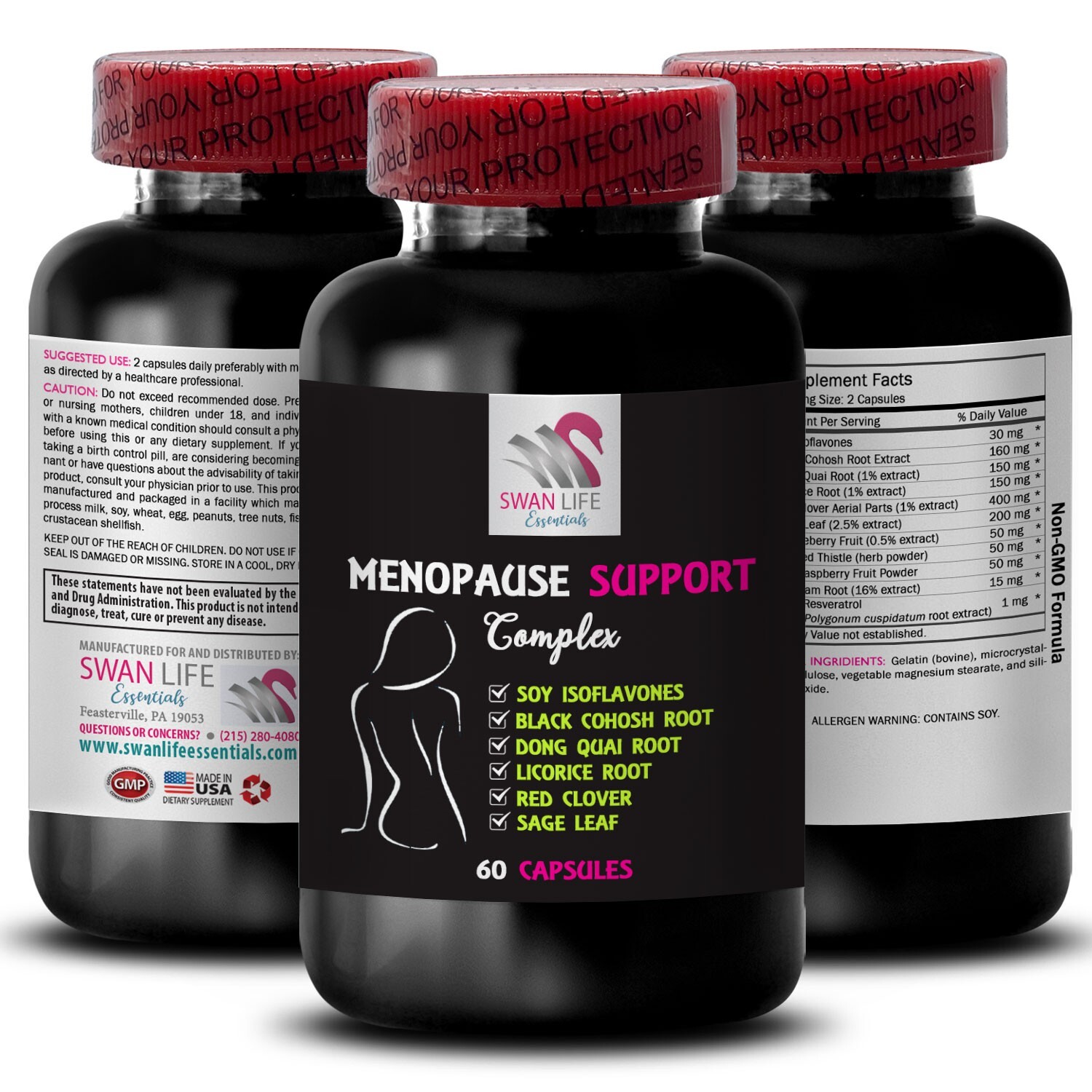 Botanical Comfort Herbs - MENOPAUSE SUPPORT SUPPLEMENT - Gentle Menopause 1Bot