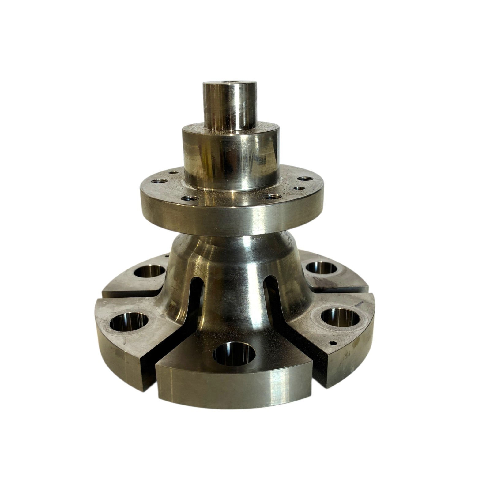 This listing is for a heavy-duty precision-machined six-segment workholding fixt