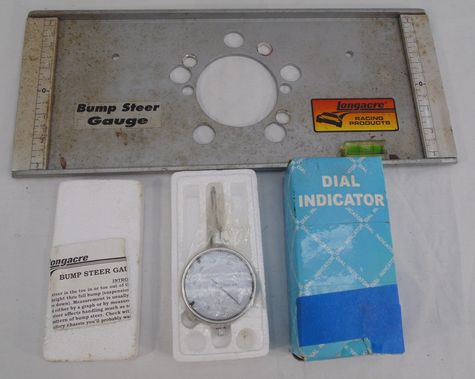 Longacre Racing Products Bump Steer Gauge & Aluminum Plate Longacre Racing Products Bump Steer Gauge & Aluminum Plate
