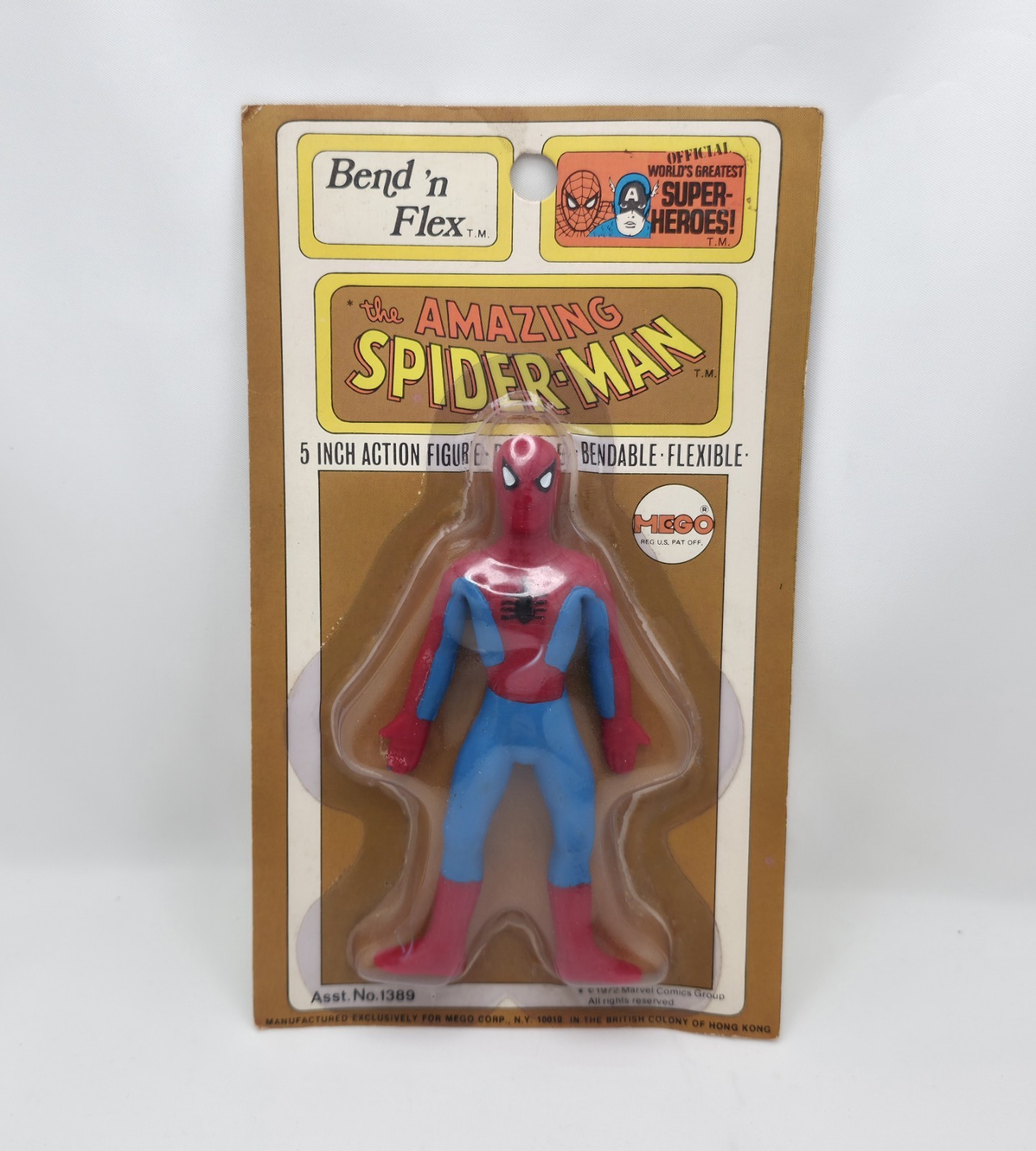 Vintage 1974 Mego MOC SPIDERMAN 5\ Vintage 1974 Mego MOC SPIDERMAN 5\