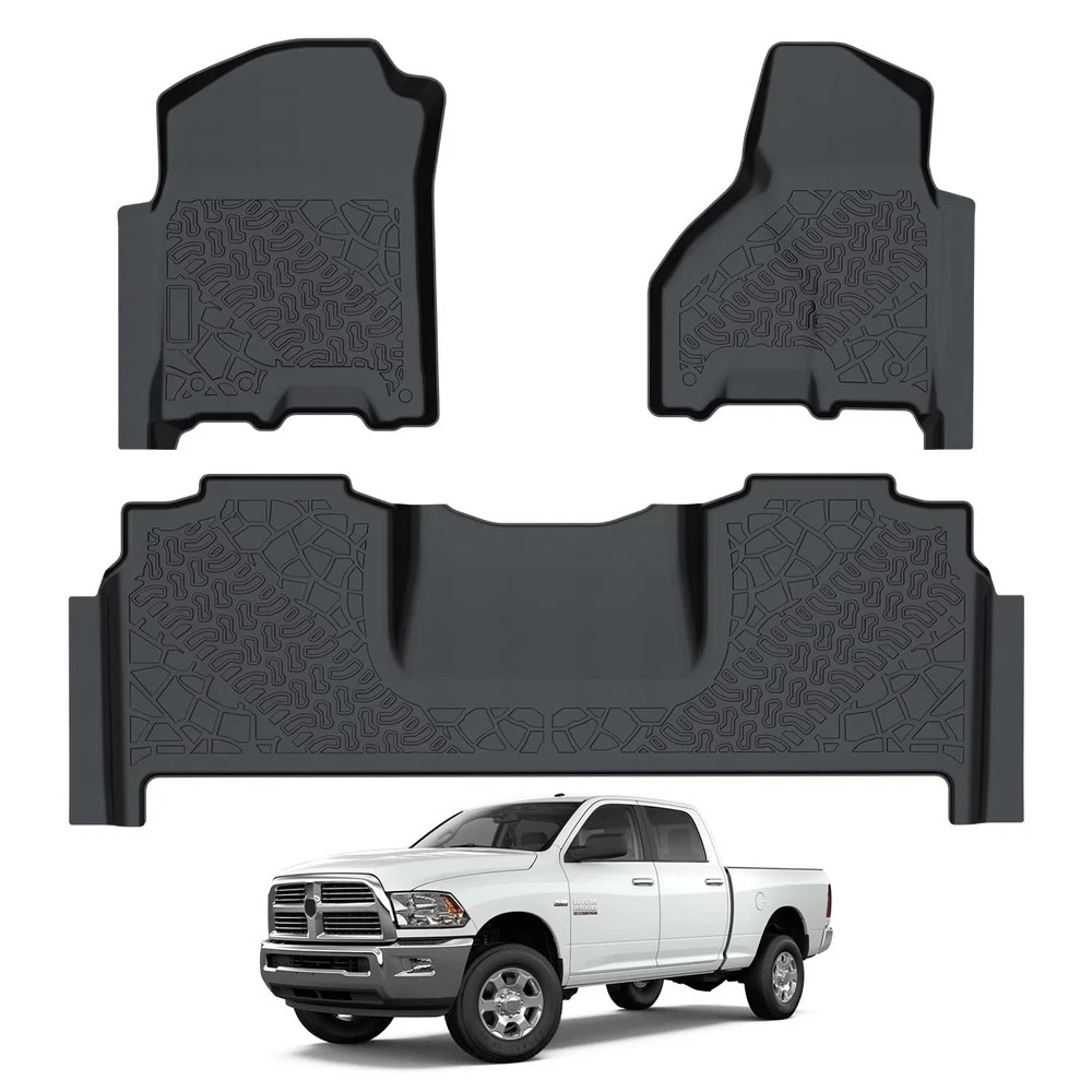 Car Floor Mats for Dodge Ram 2500 Mega Cab All-Weather Floors Carpet Mat (201...