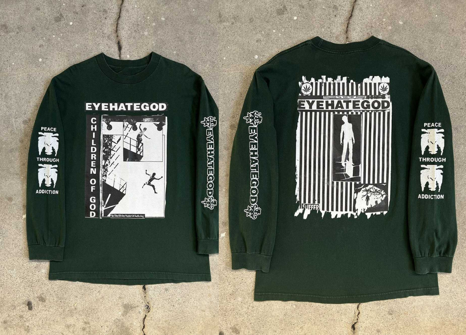 Vintage 2000s Eyehategod Children Of God Band Long Sleeve BO3032