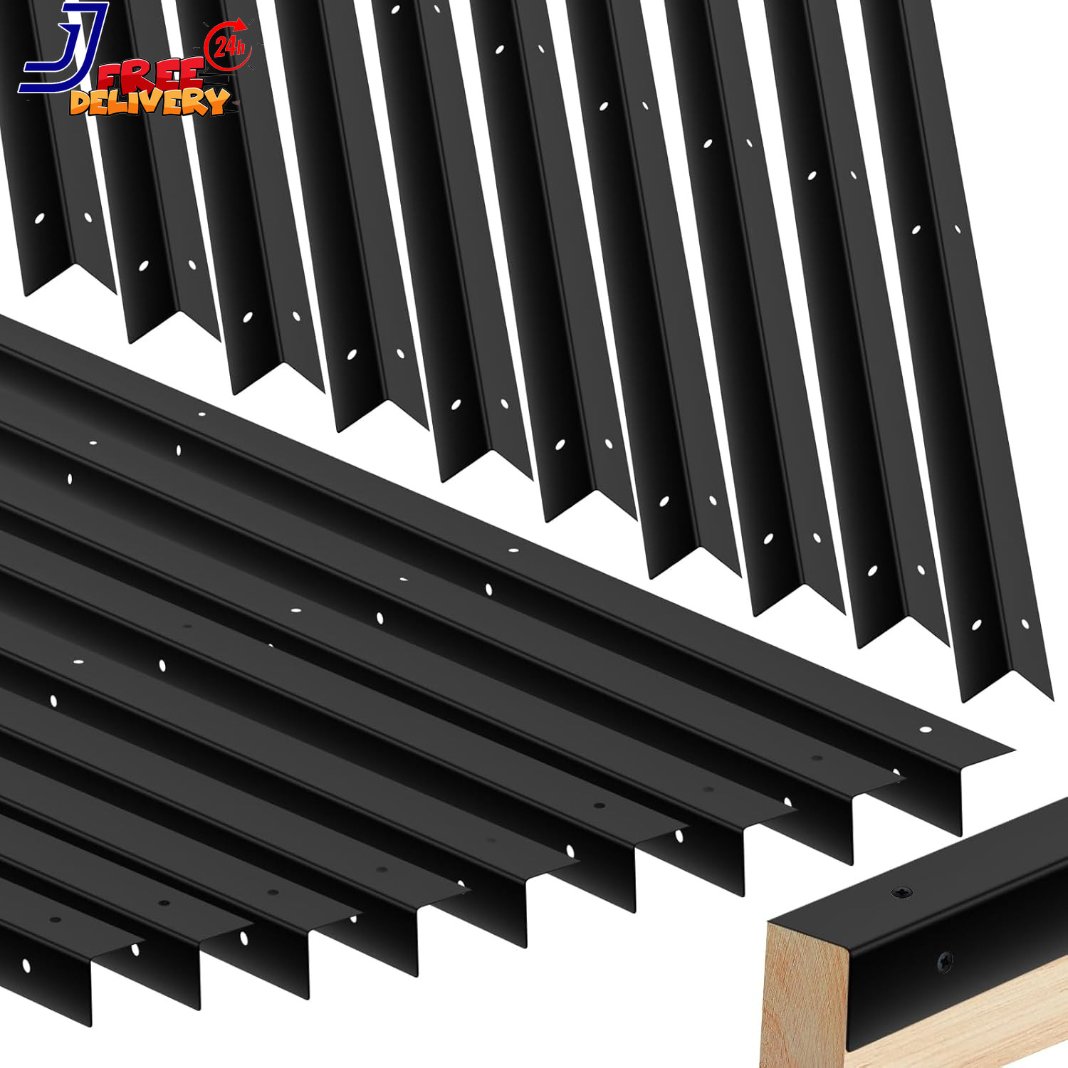 20 Pcs Heavy Duty Steel Horse Stall Chew Guards 47.5In Protect